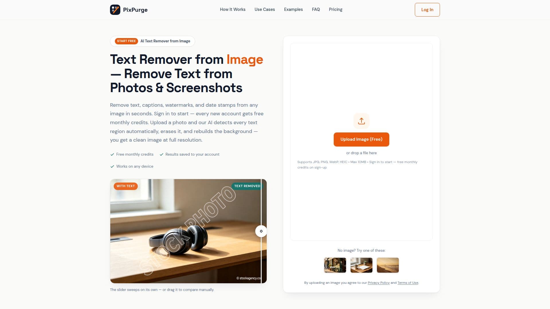 PixPurge Text Remover screenshot