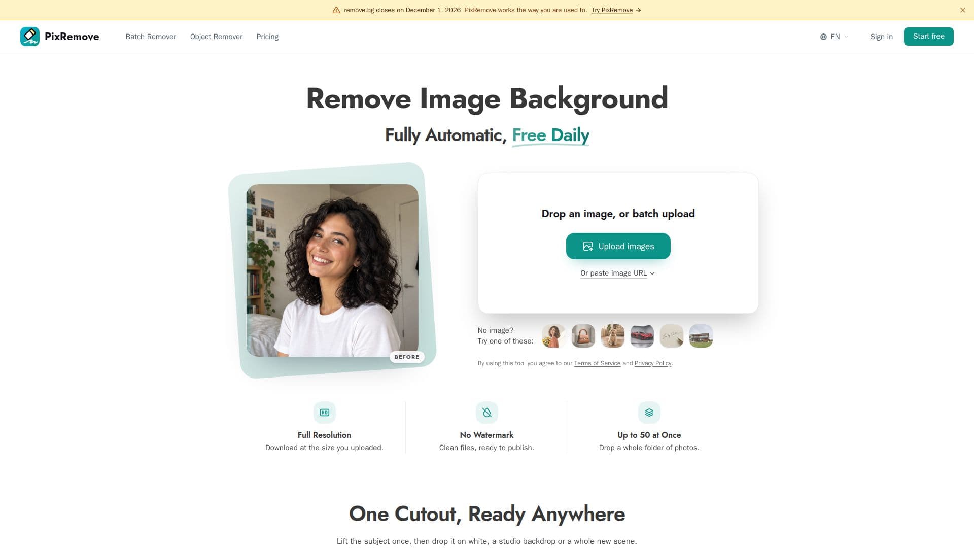 PixRemove screenshot