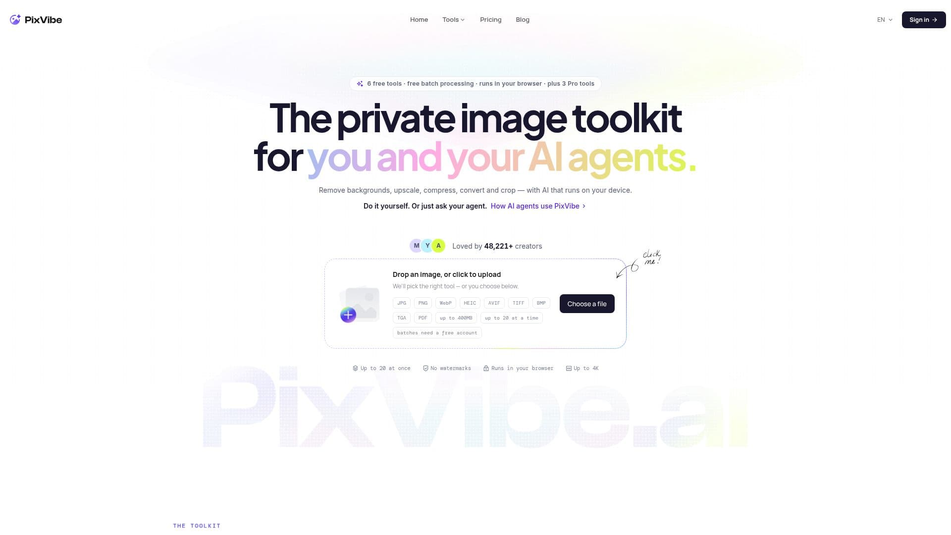PixVibe のスクリーンショット