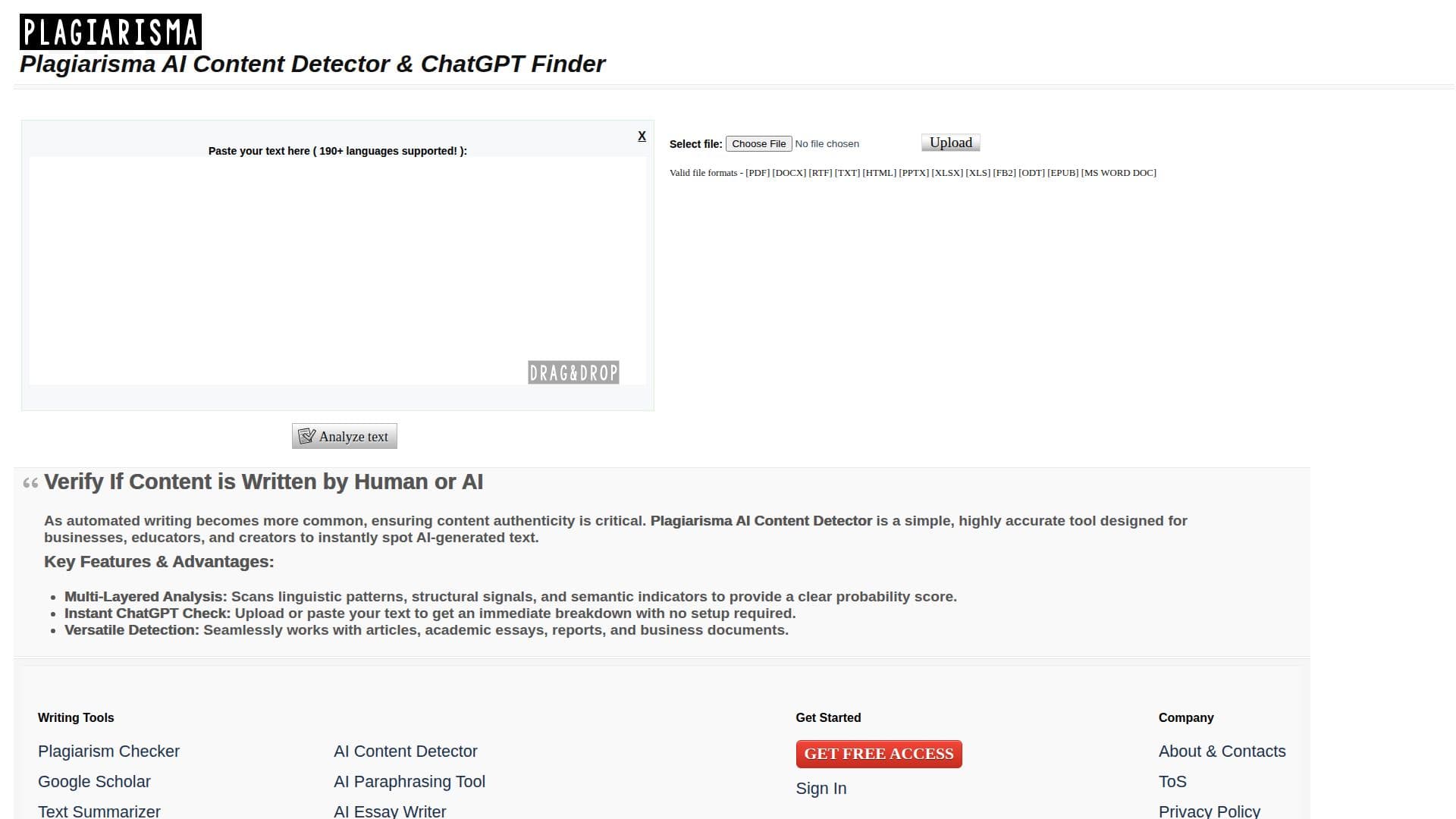 Detector de Plagiarisma AI screenshot