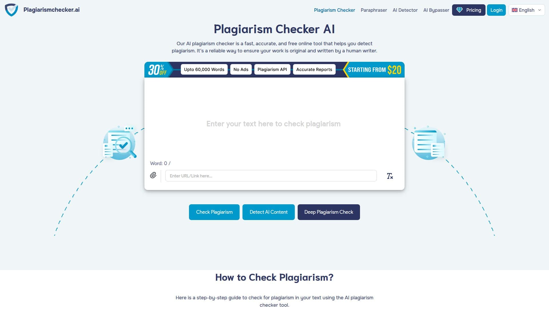 PlagiarismChecker.ai screenshot