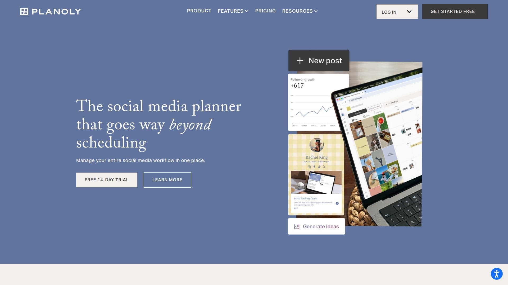 Planoly Social Media Planner screenshot
