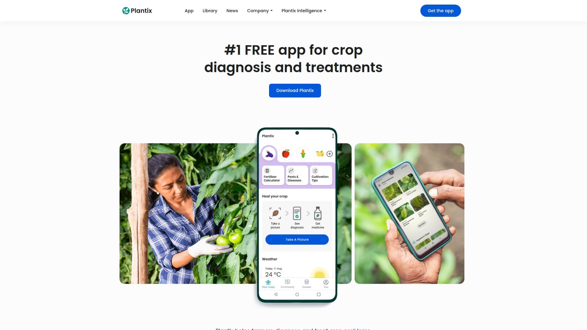 Application de Diagnostic des Cultures Plantix screenshot
