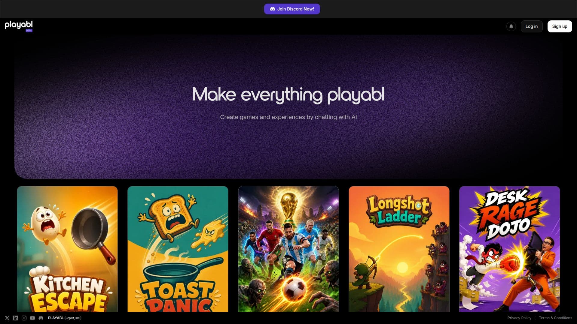Playabl screenshot