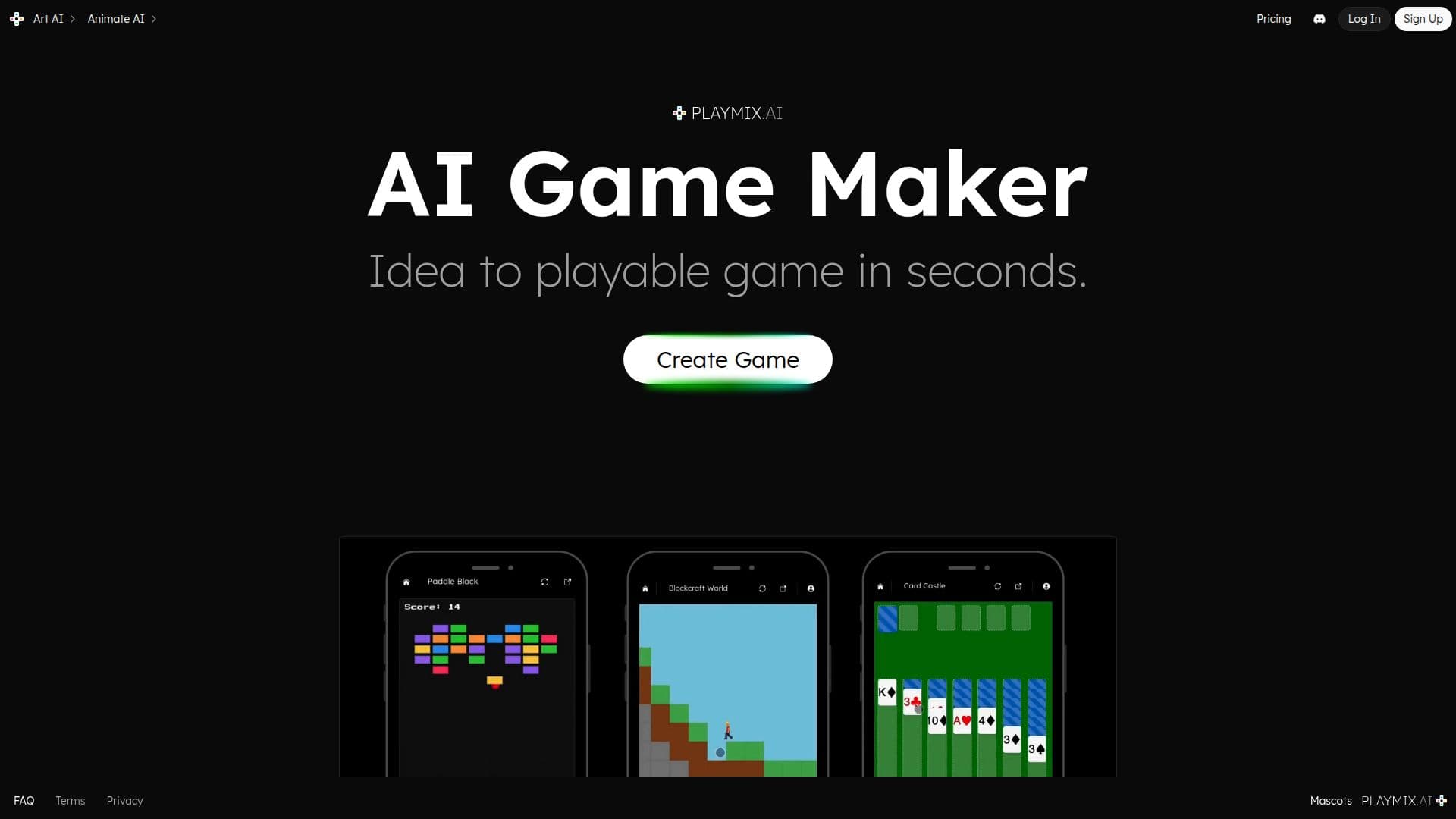 Скриншот PlayMix.ai