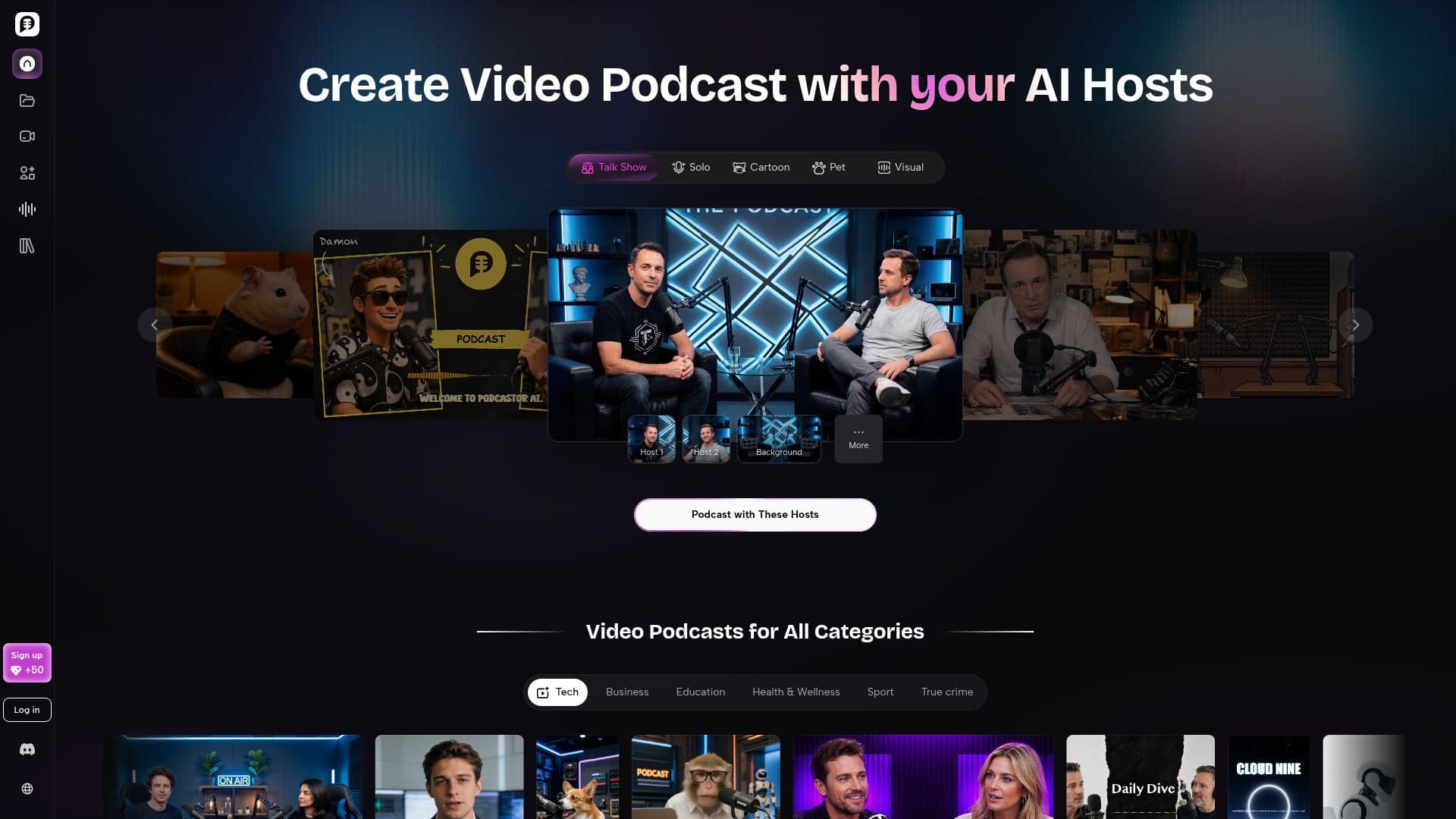 PodcastorAI screenshot