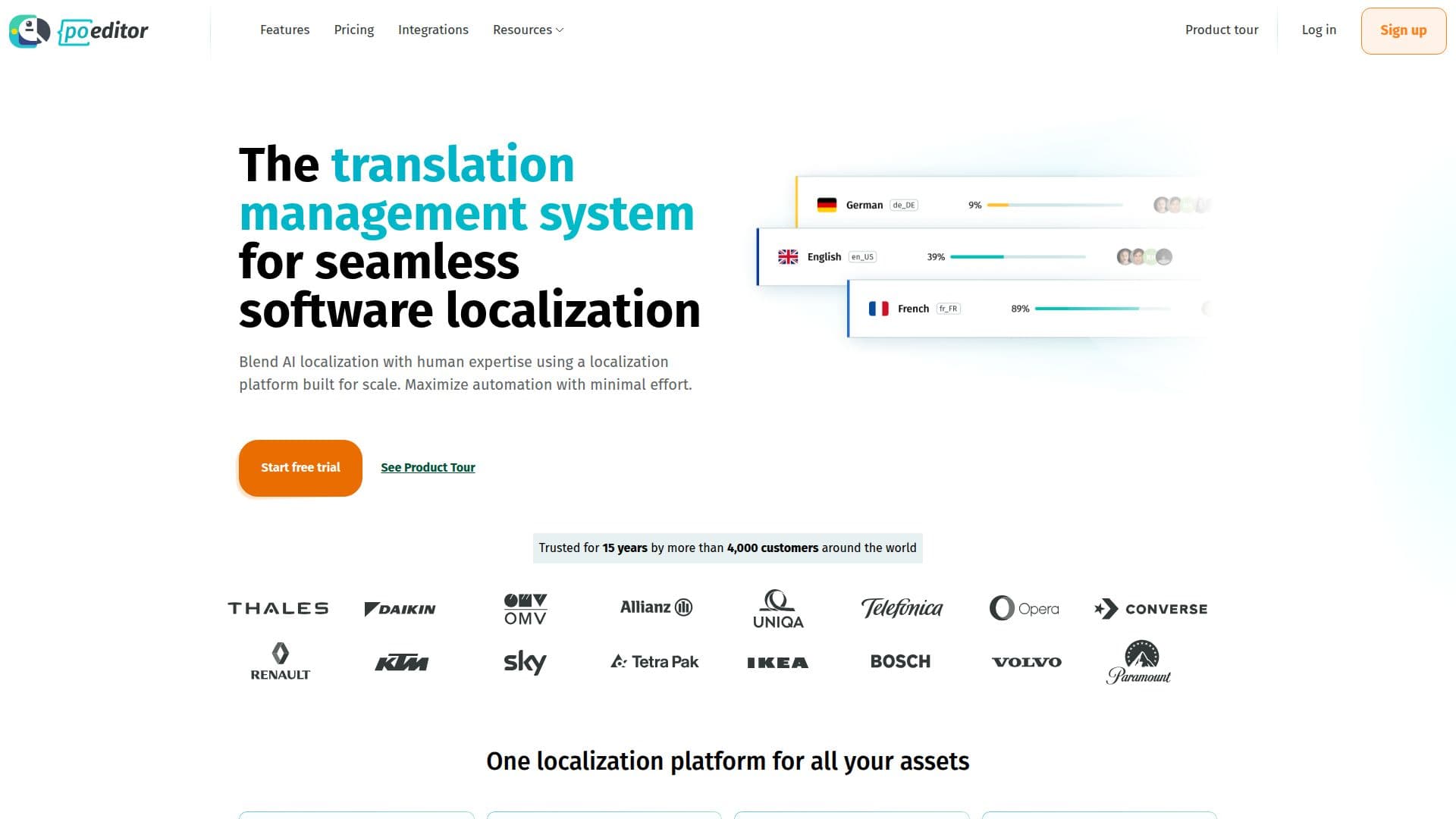 POEditor - Système de Gestion de Traduction screenshot