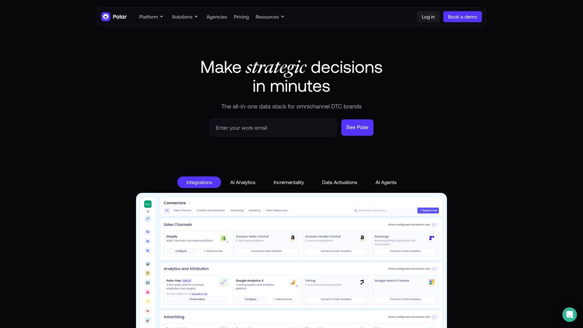 Polar Analytics screenshot