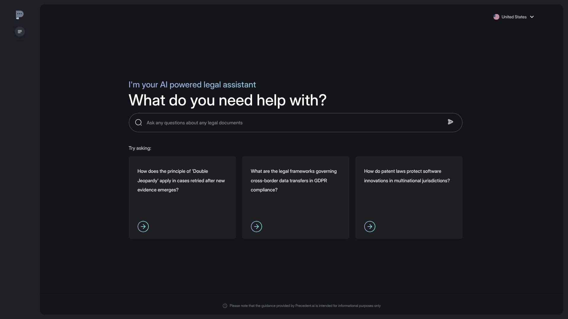 Precedent AI Legal Research screenshot