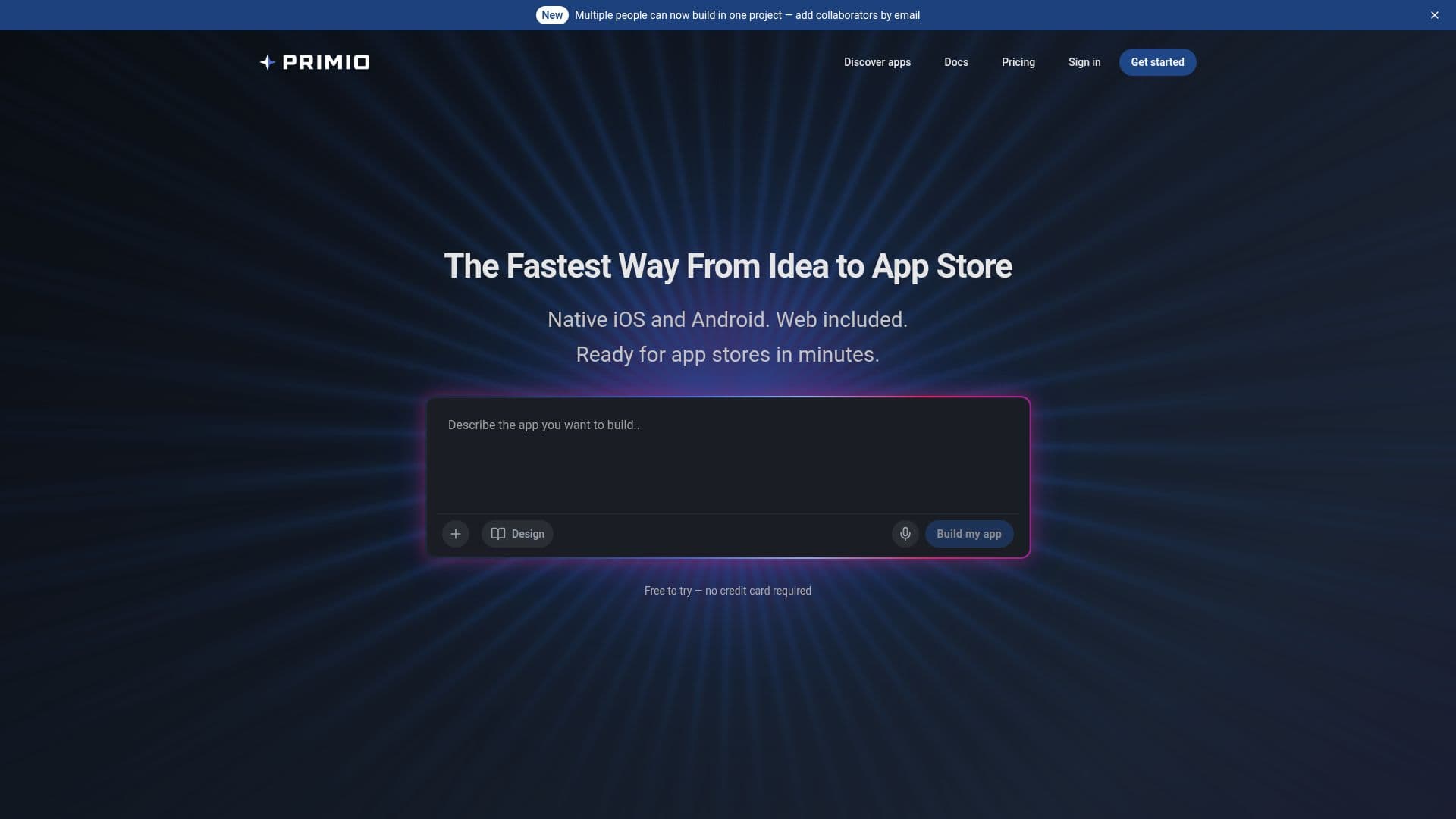 Primio screenshot