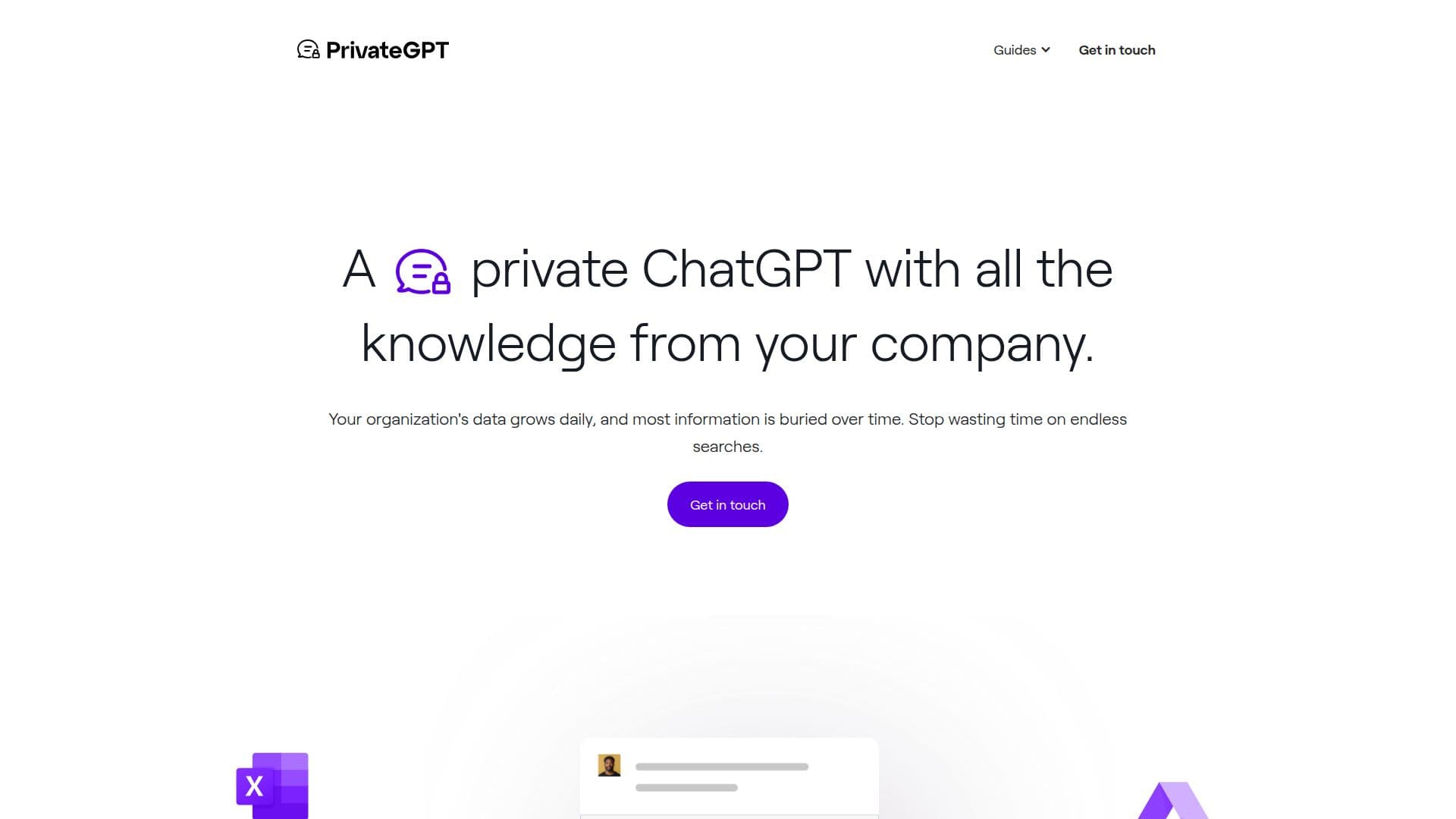 PrivateGPT screenshot