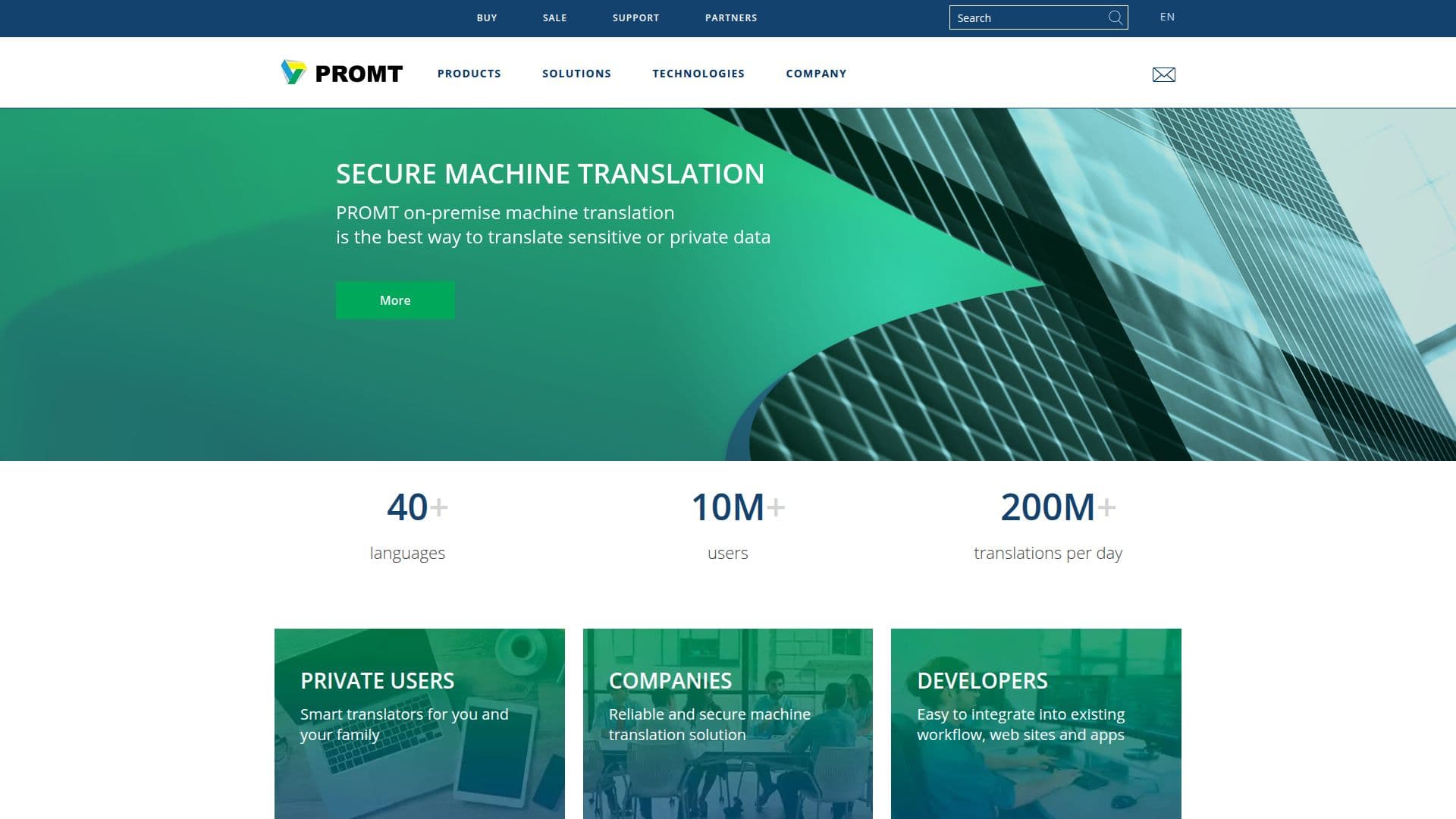 PROMT Translation Software and Dictionaries screenshot