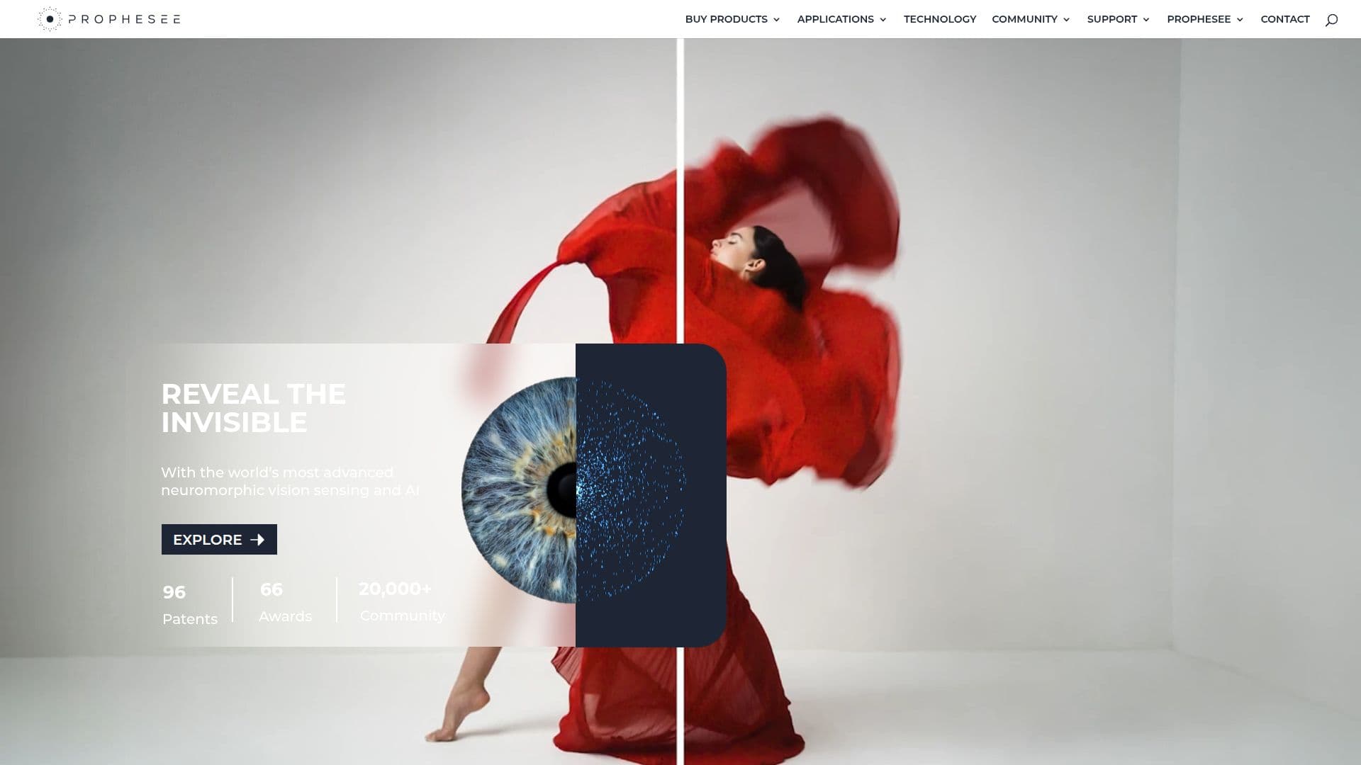 Prophesee Metavision Technologies screenshot