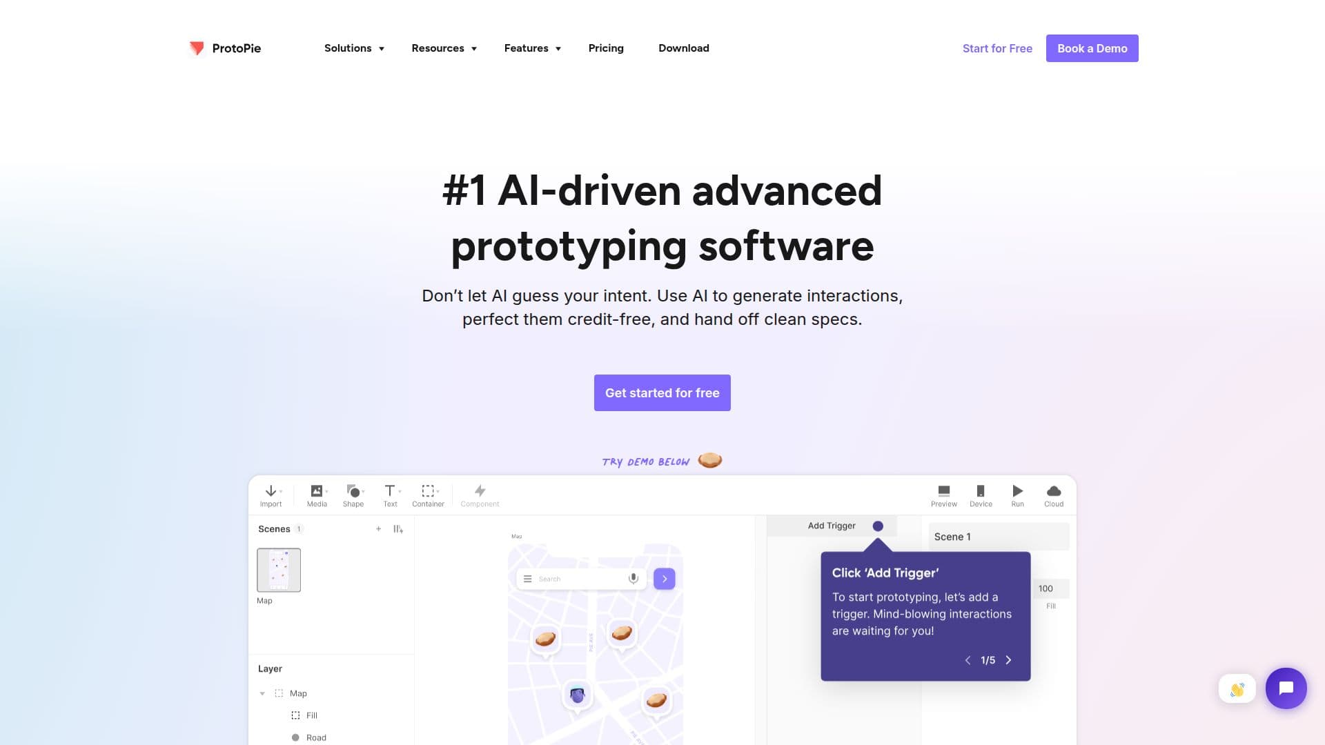 ProtoPie：AI驱动的原型设计平台 screenshot