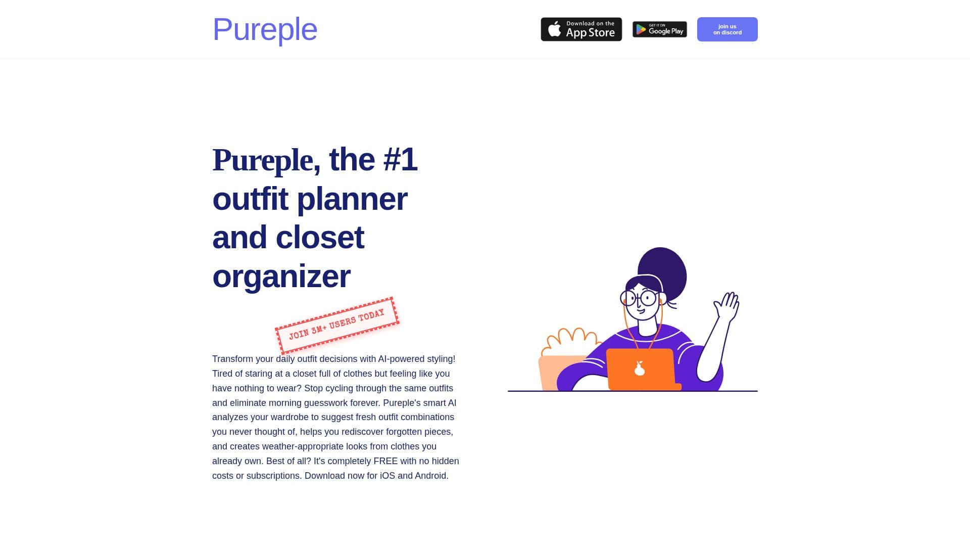 Planificateur de Tenues AI Pureple screenshot