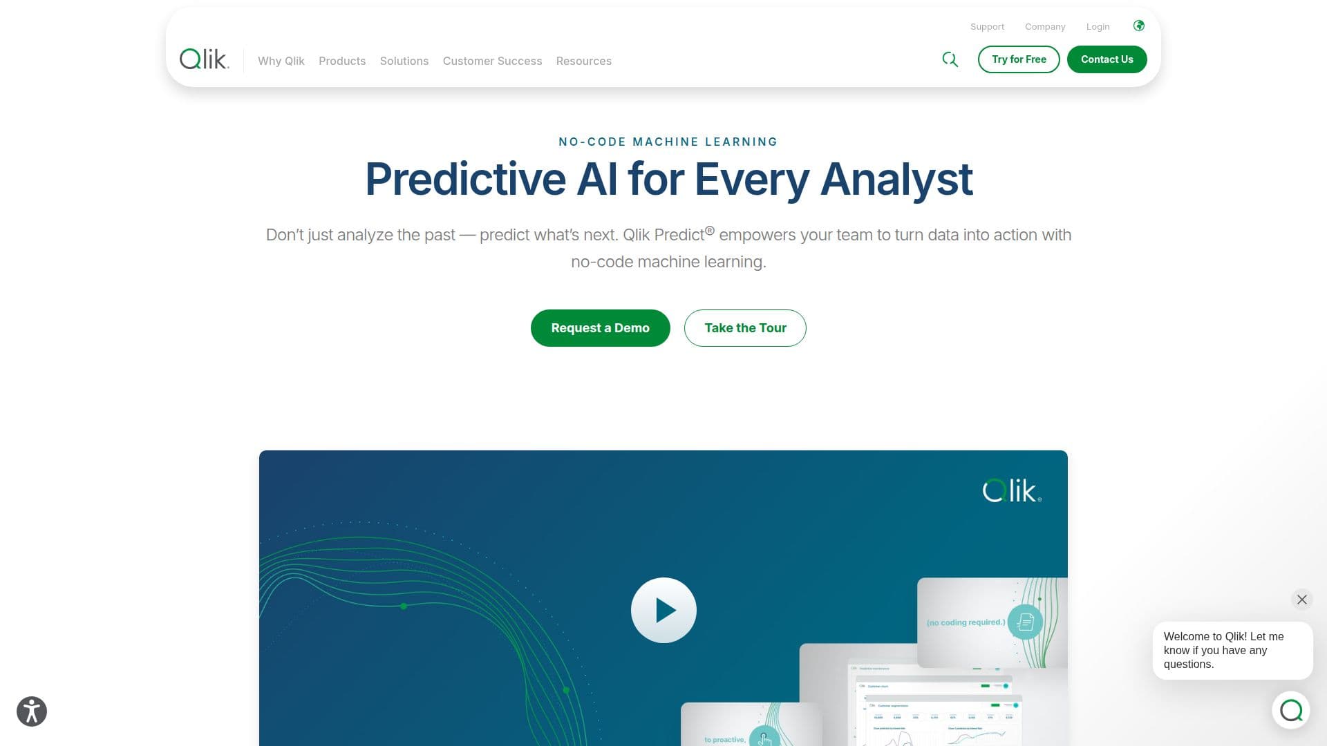 Qlik Predict screenshot