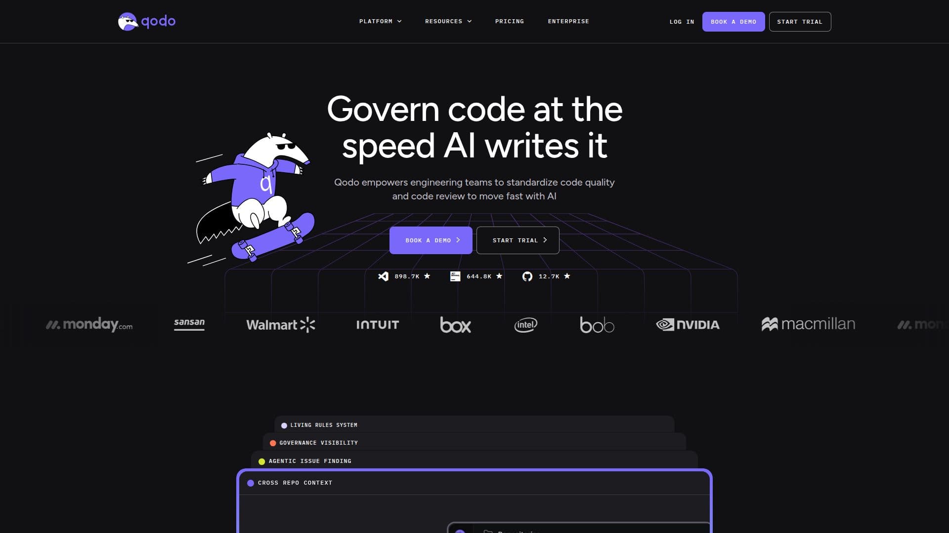 مراجعة الشيفرة باستخدام الذكاء الاصطناعي – Qodo screenshot