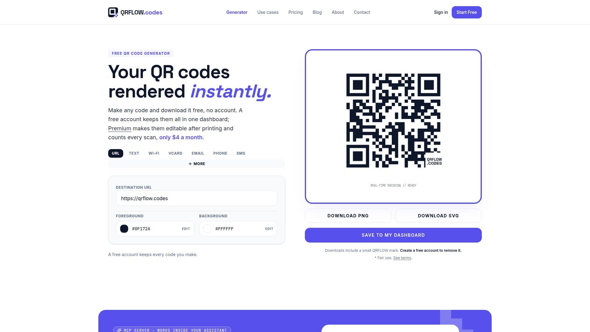 QRFLOW.codes screenshot
