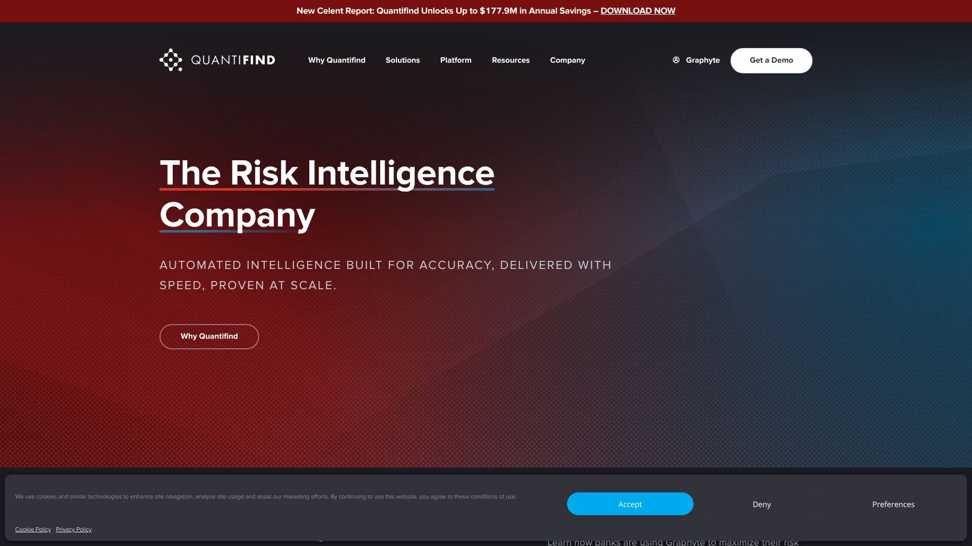 Скриншот Quantifind Financial Crimes Automation