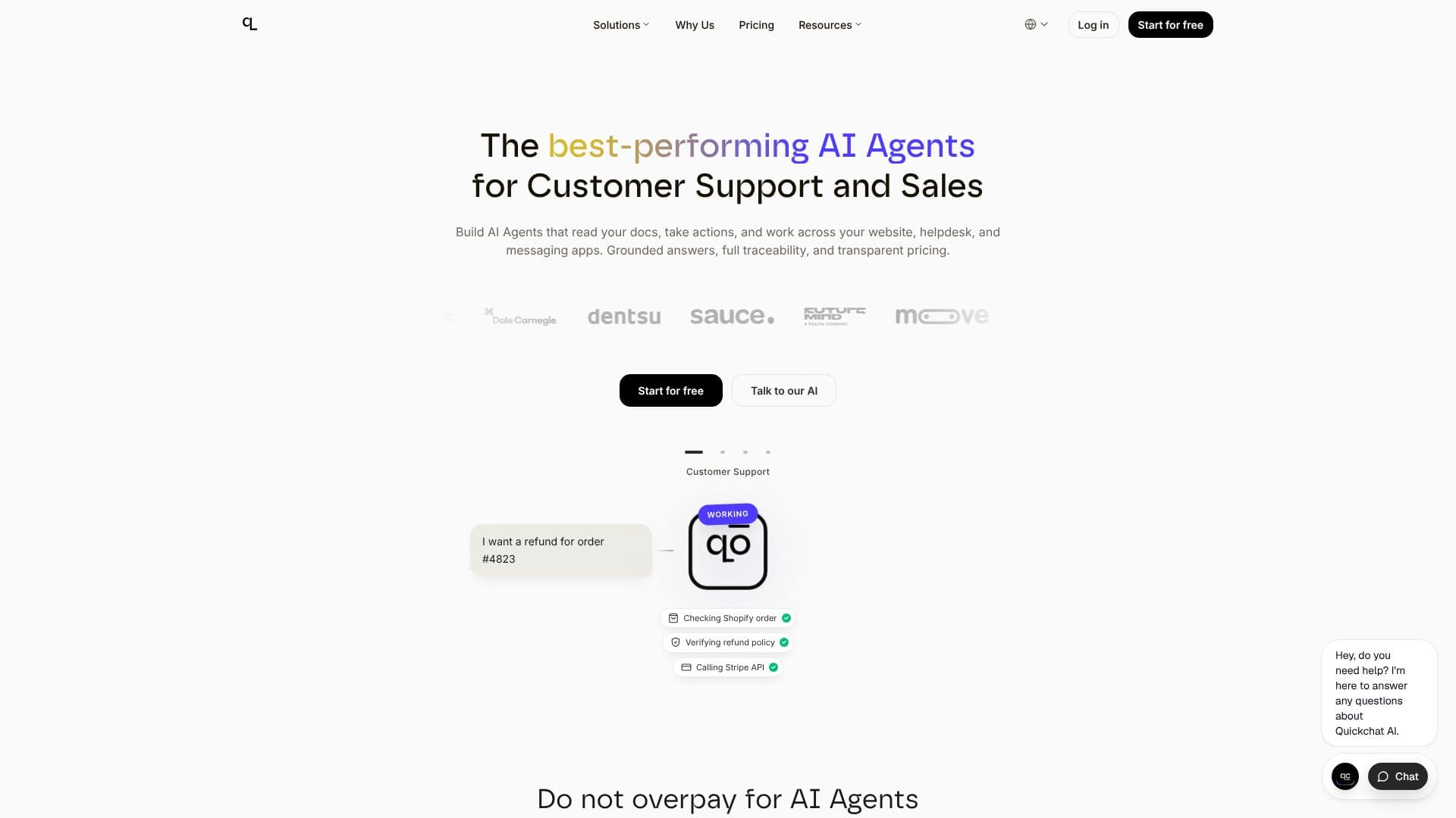 Quickchat AI screenshot