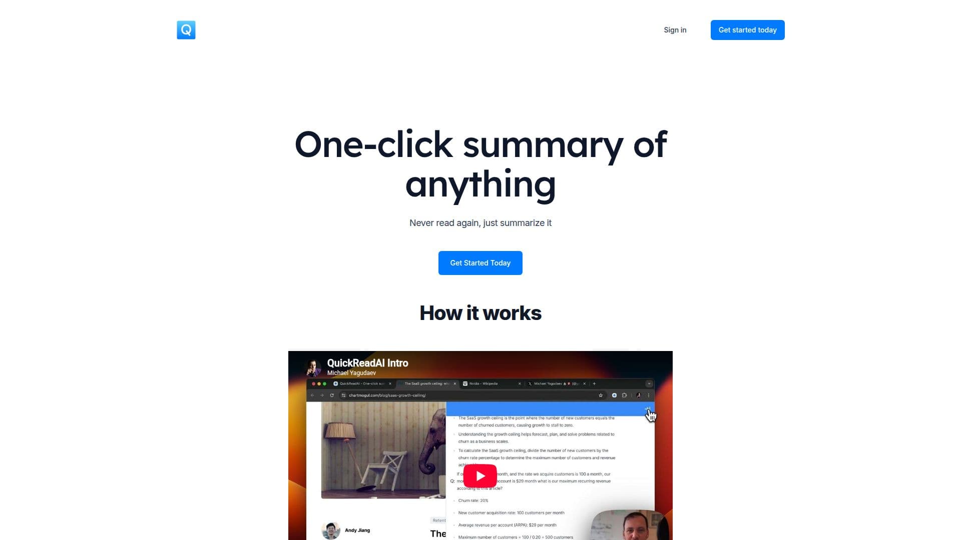 QuickReadAI 截图