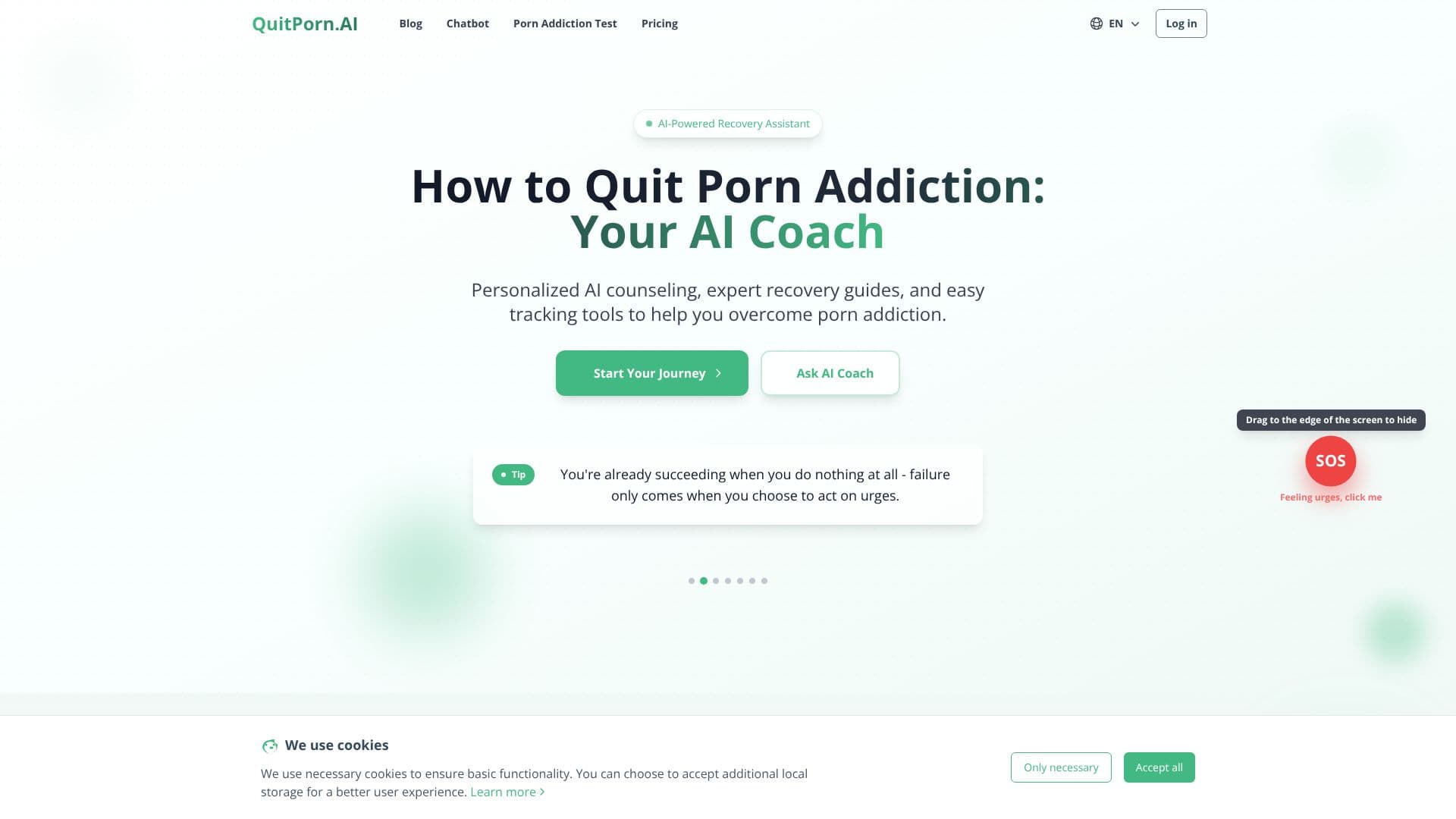 QuitPorn AI Coach 스크린샷
