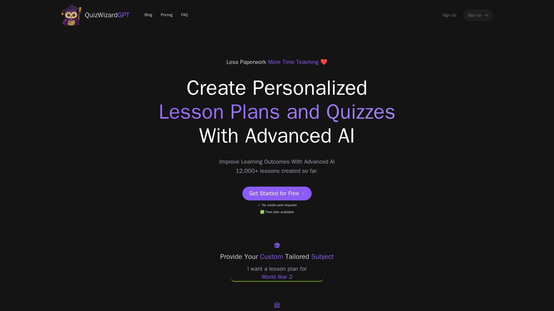 Скриншот QuizWizardGPT