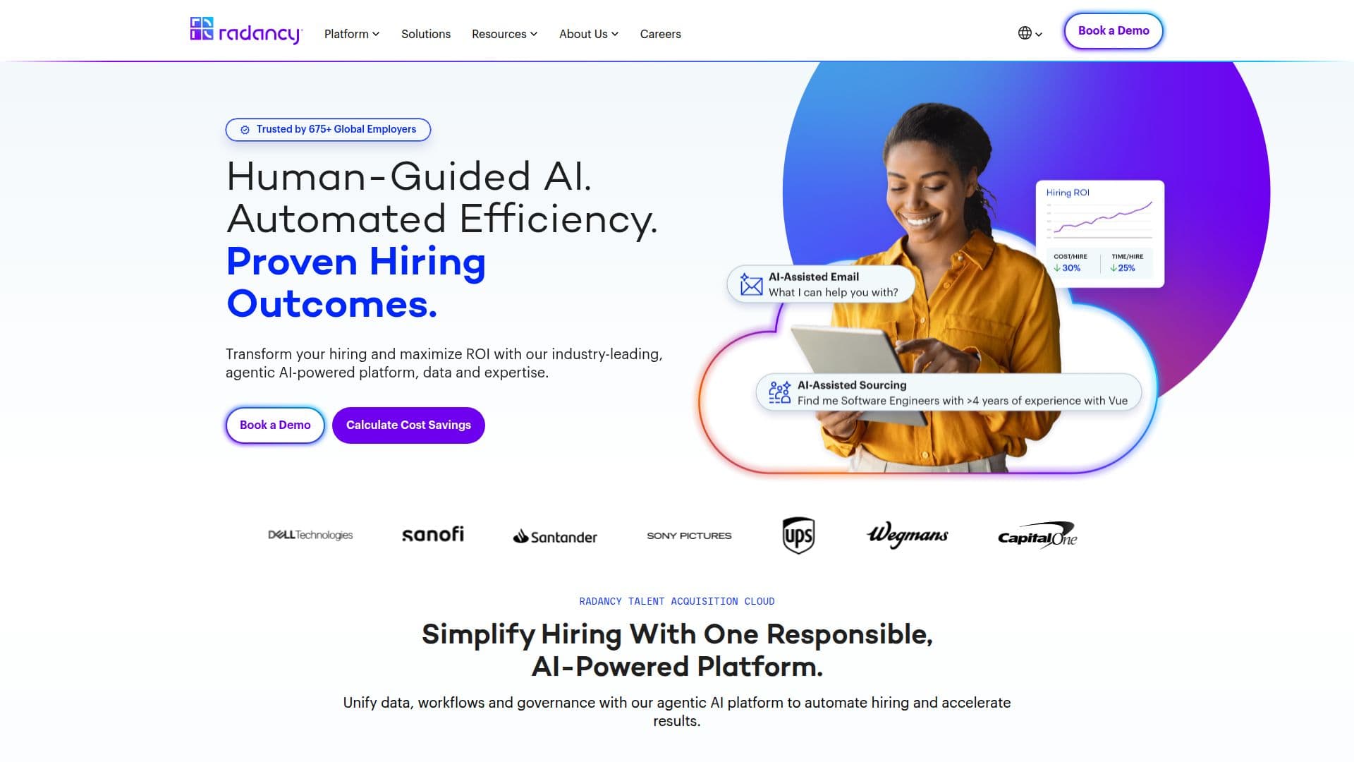 Platform Akuisisi Talenta Radancy screenshot
