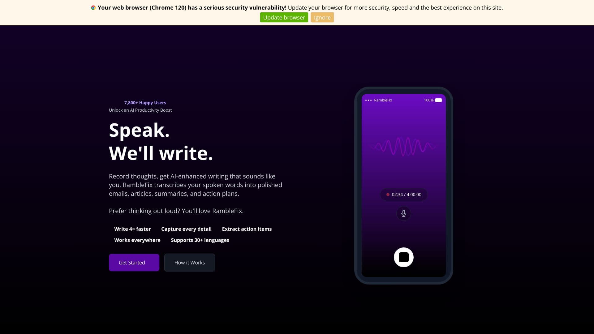 RambleFix screenshot