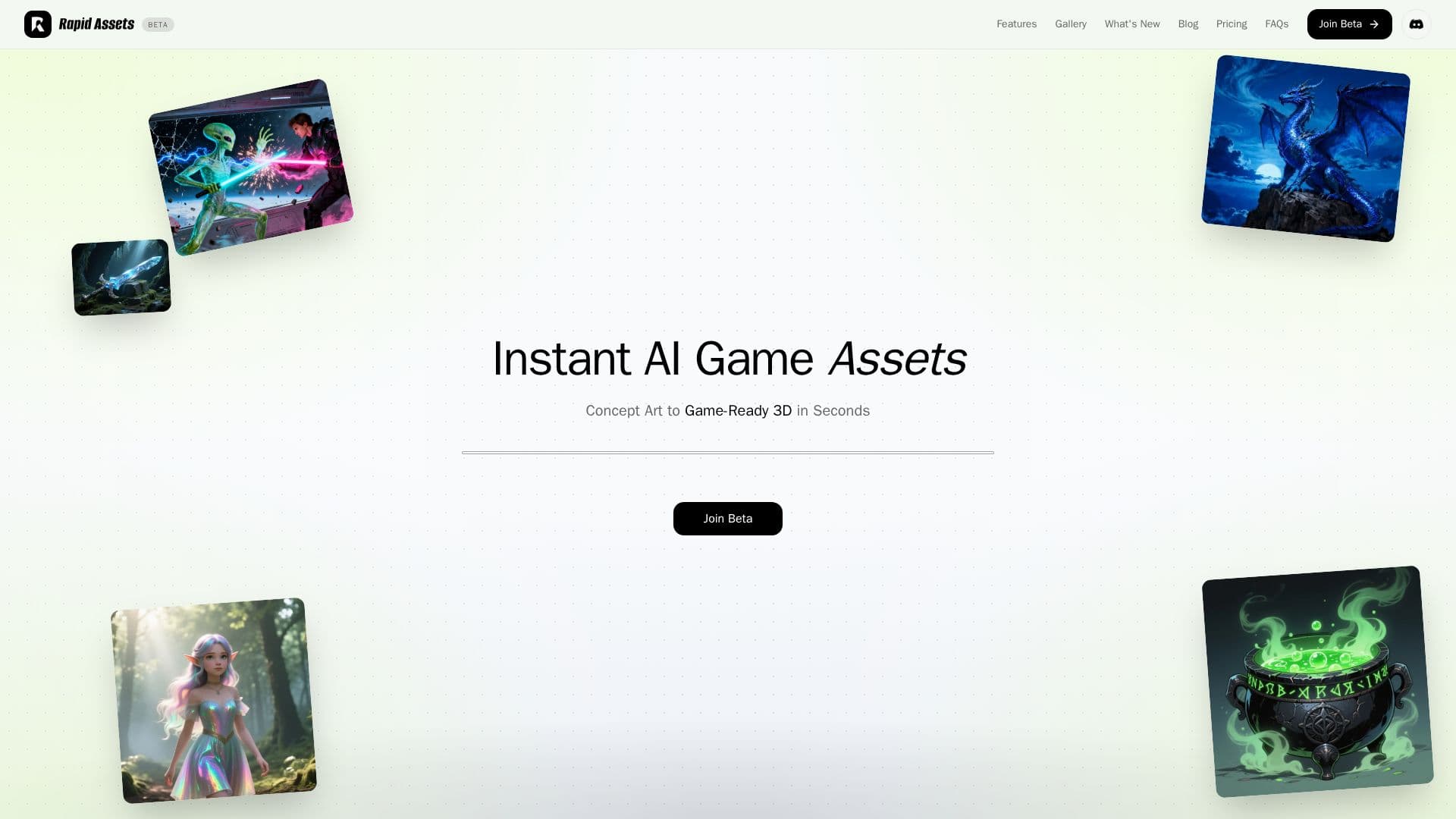 مولد أصول الألعاب الذكي من Rapid Assets screenshot