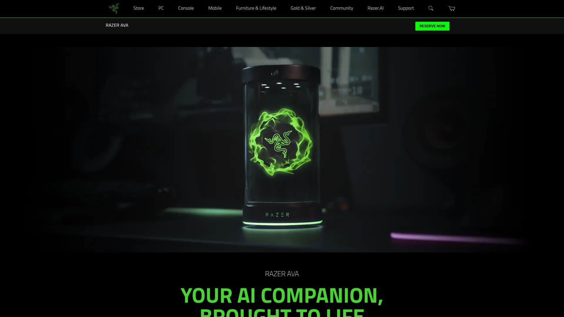 Project Ava screenshot
