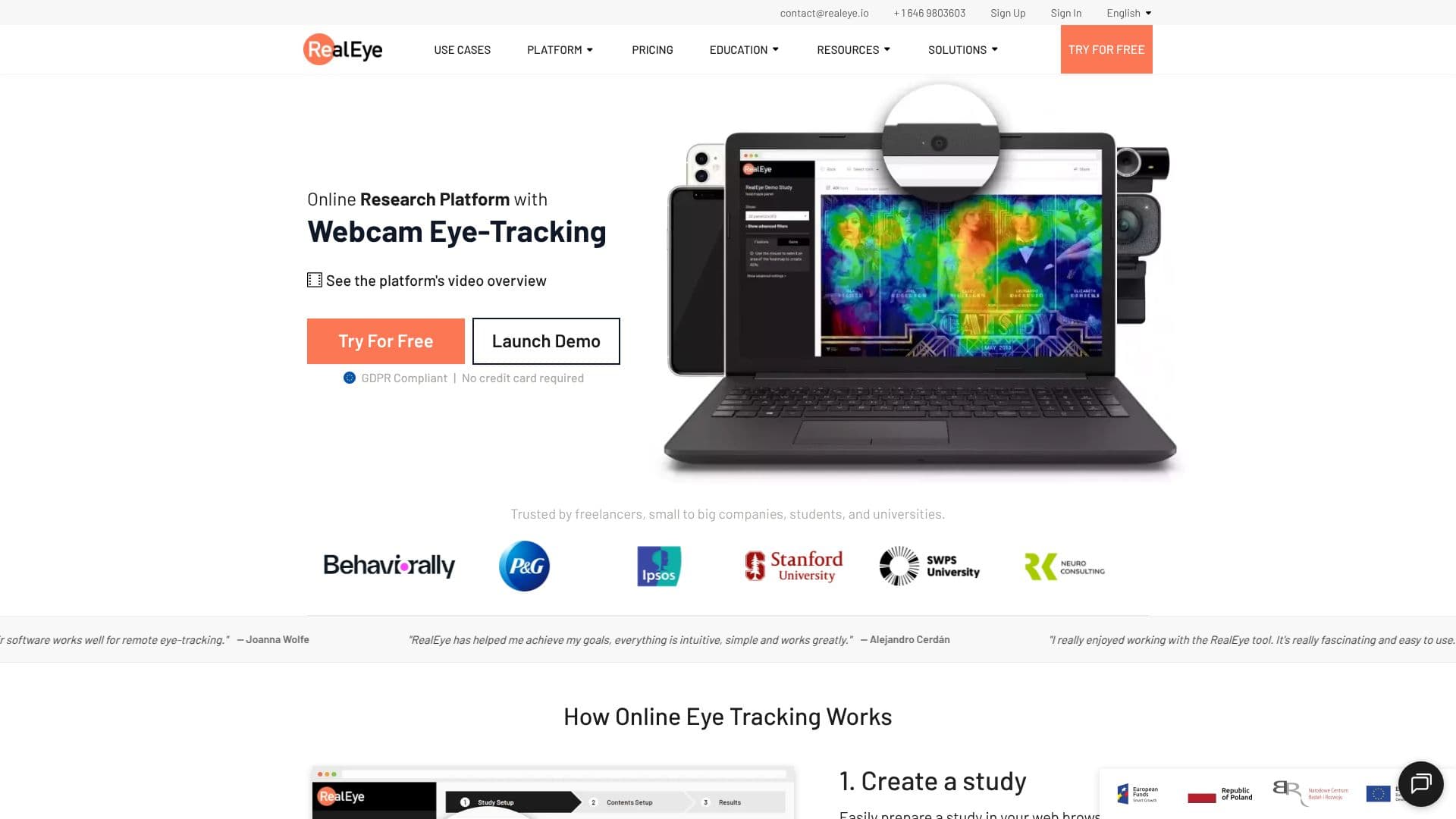 RealEye.io screenshot