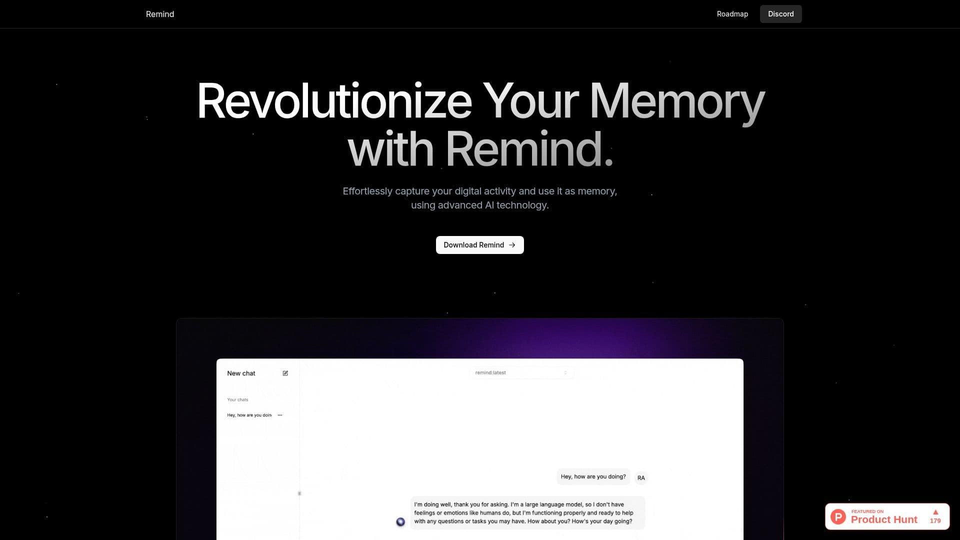 Remind AI 스크린샷