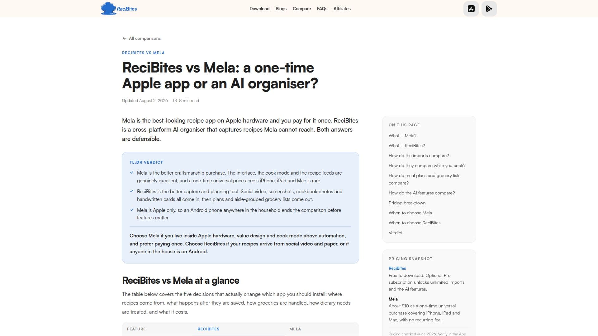 ReciBites Application de Recettes screenshot