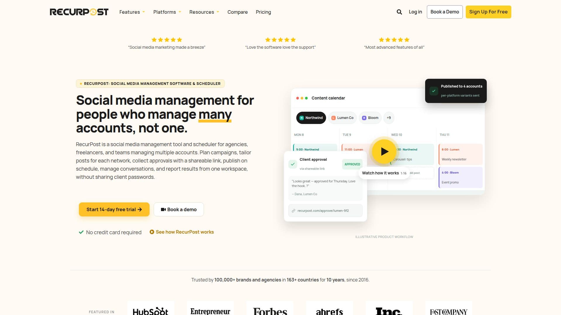 RecurPost: Social Media Scheduler screenshot