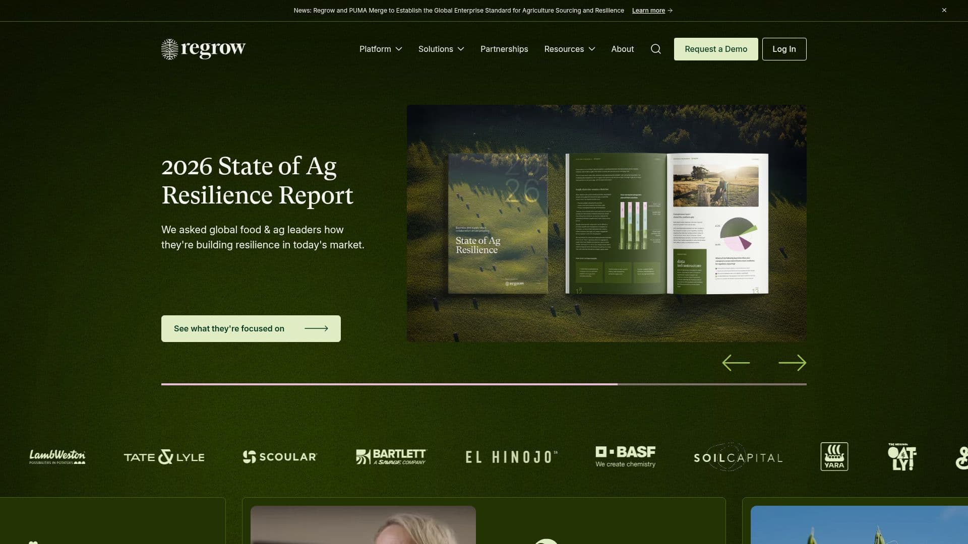 Plataforma de Resiliencia Agrícola Regrow screenshot
