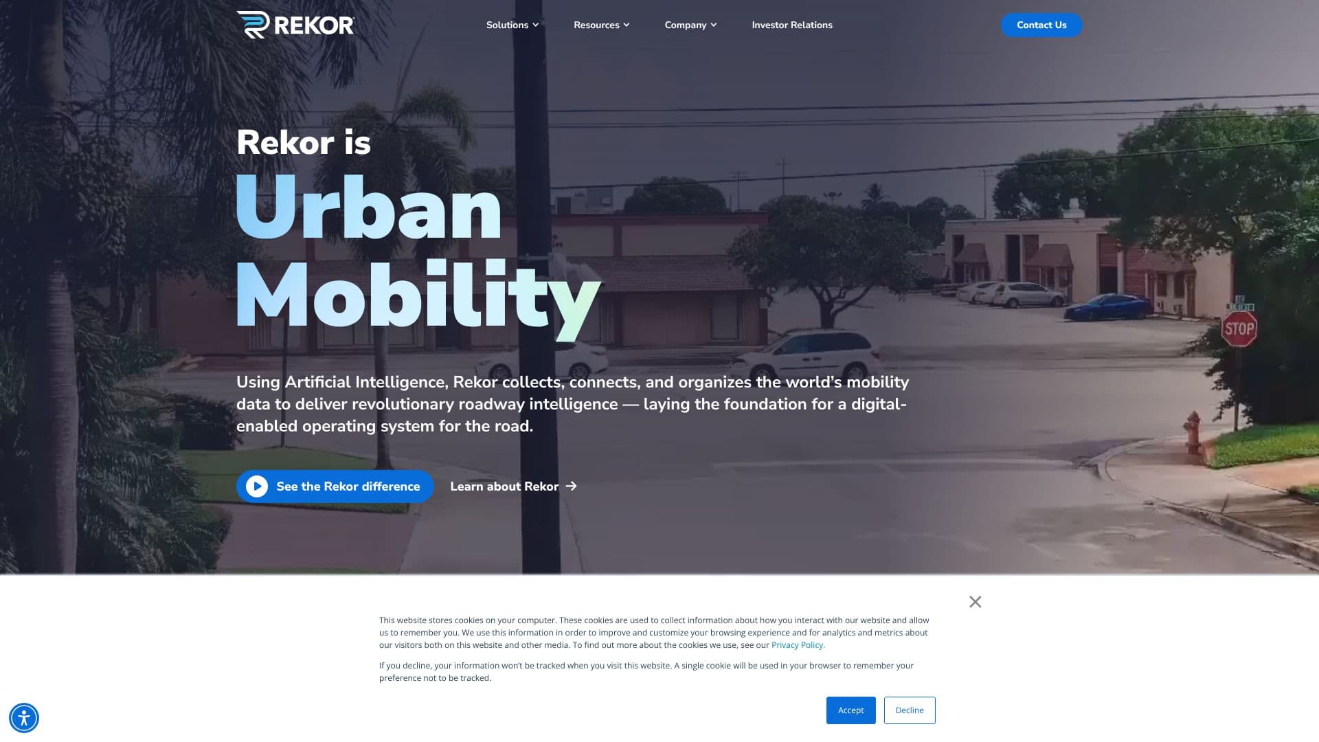 Скриншот Rekor Roadway Intelligence