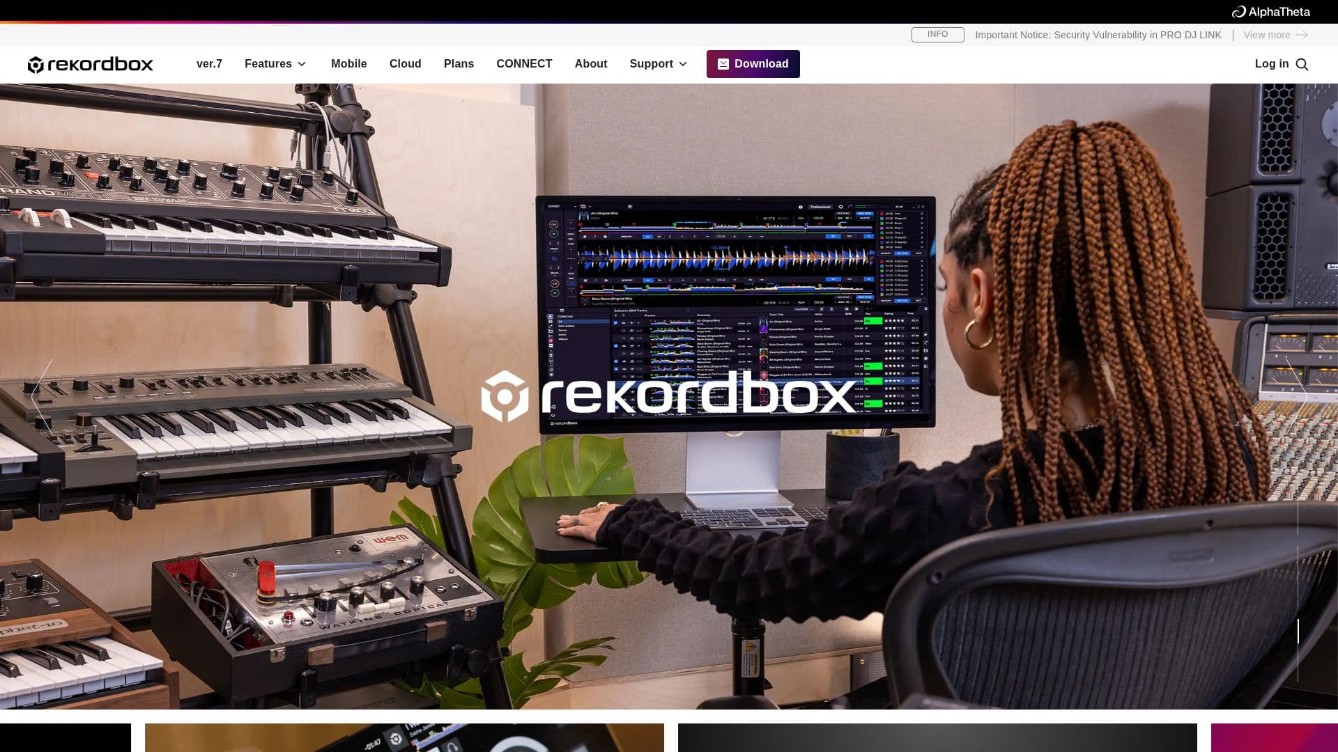 Tangkapan layar Rekordbox DJ Software
