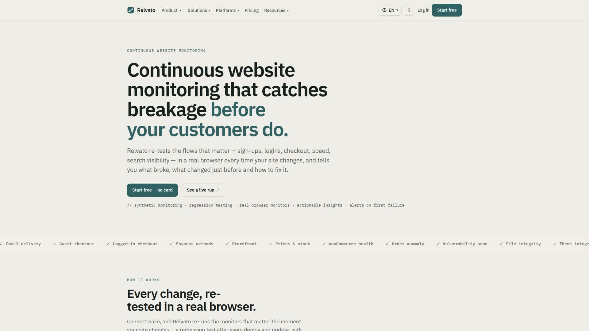 Relvato screenshot