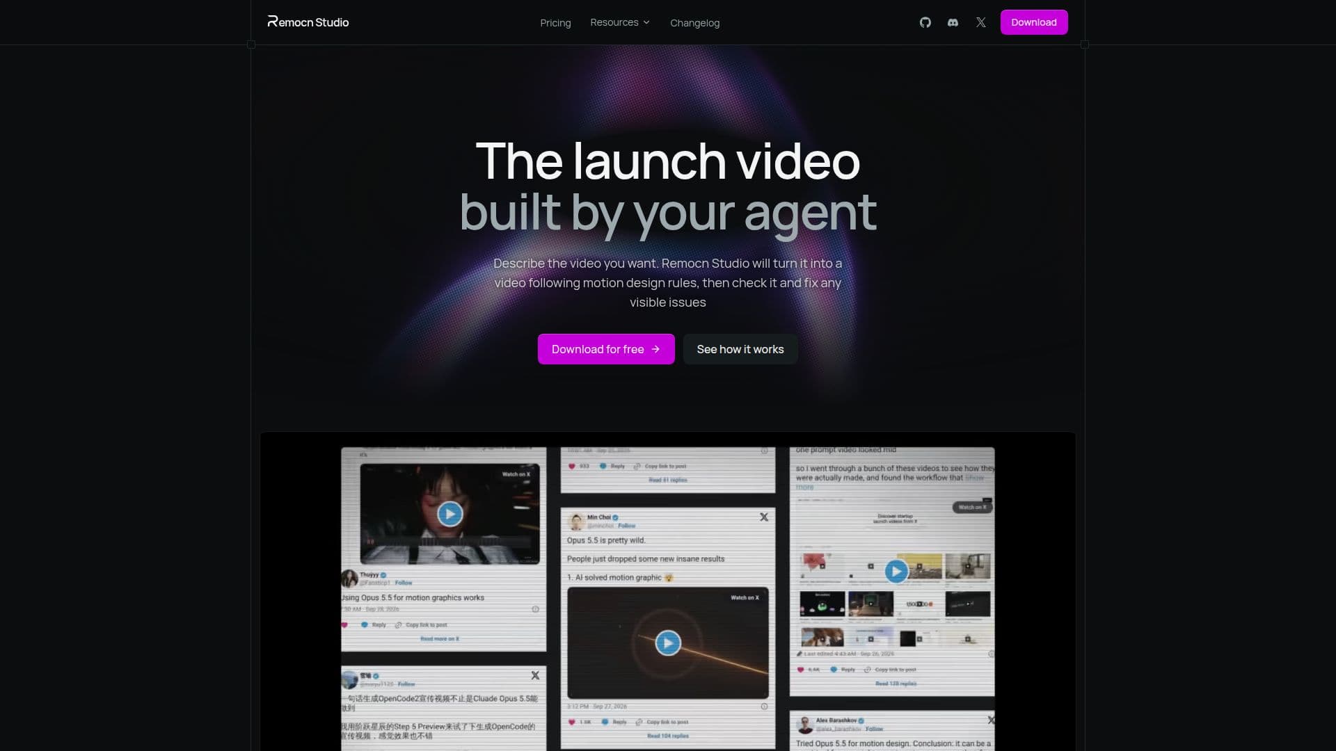 Remocn Studio screenshot