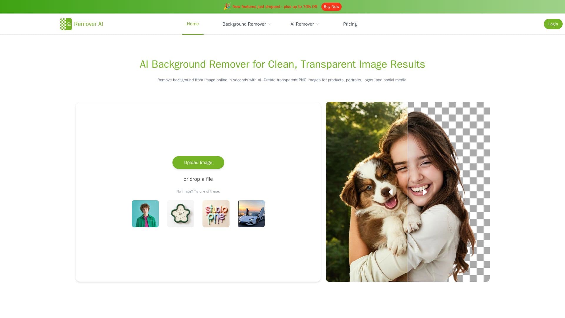 Screenshot von Remover AI