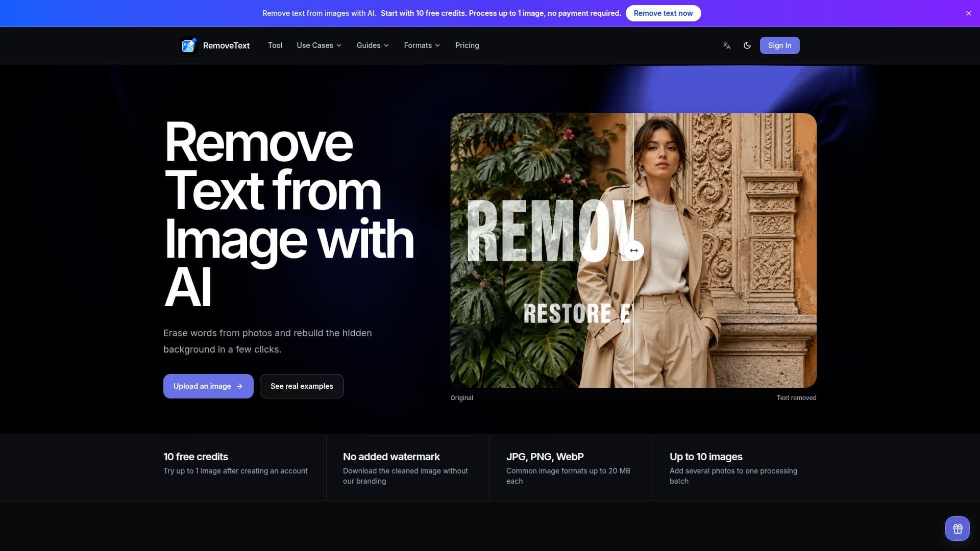 Captura de pantalla de RemoveText