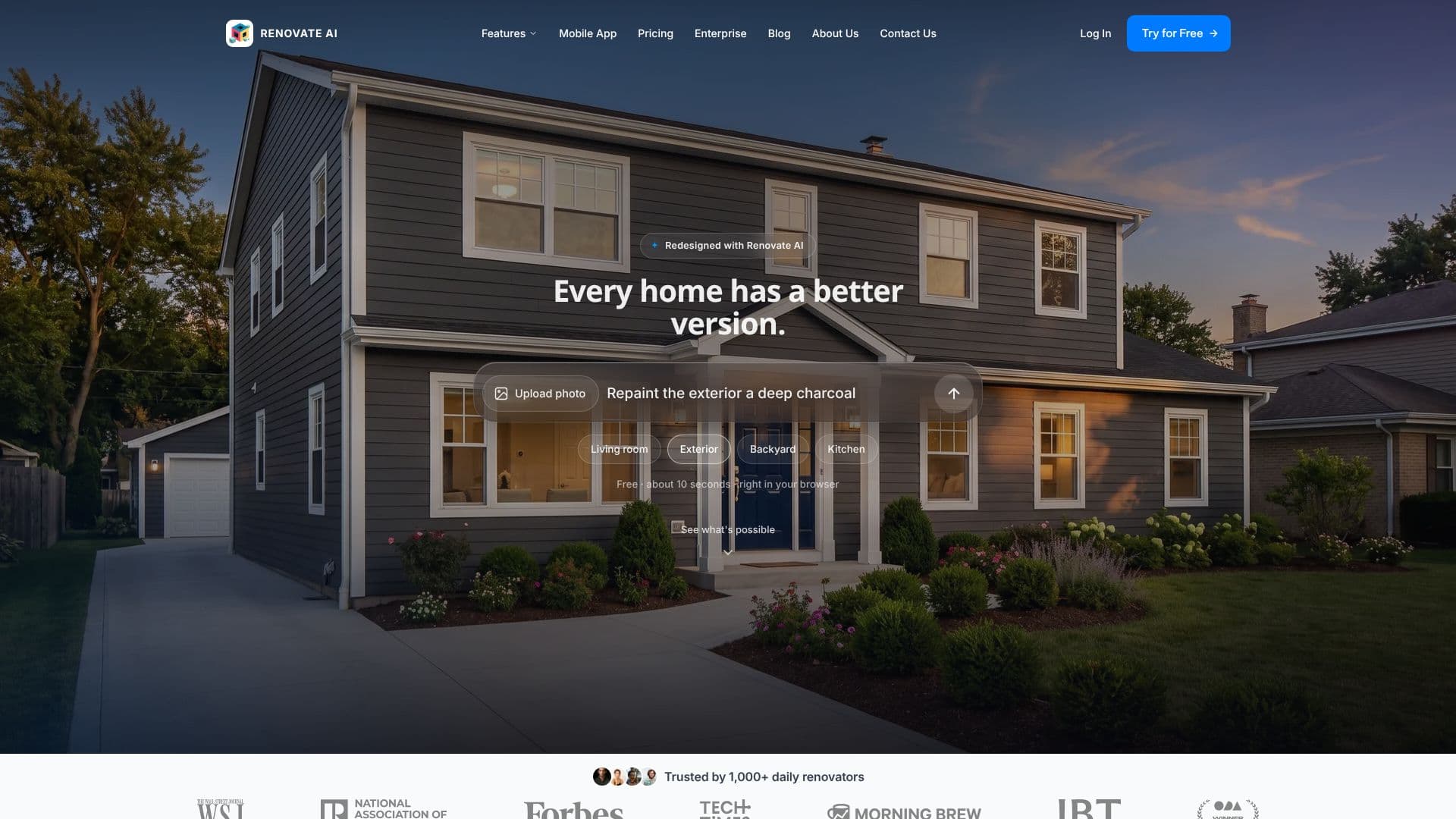 لقطة شاشة لـ Renovate AI - تصميم المنزل