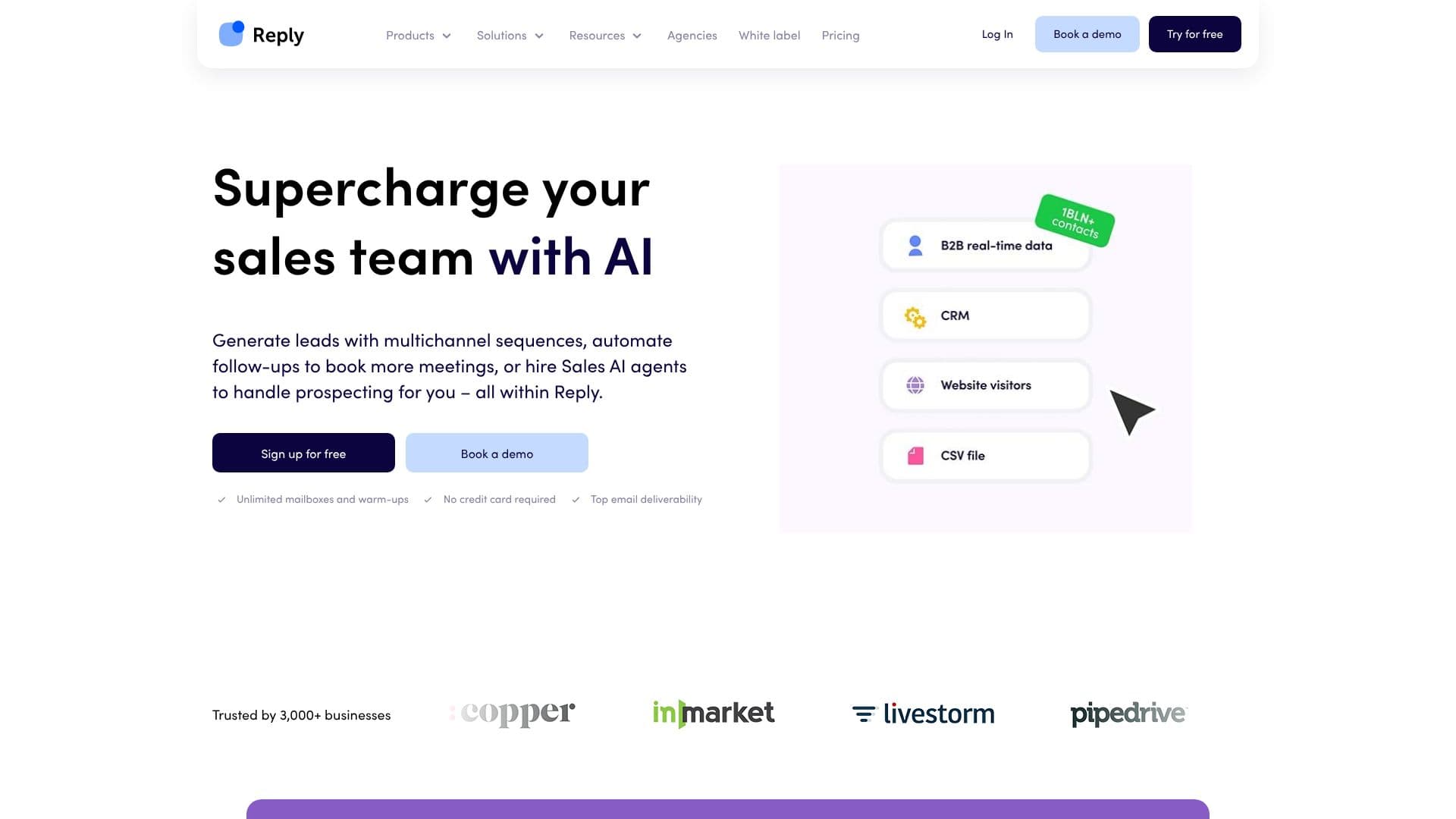 Tangkapan layar Reply.io