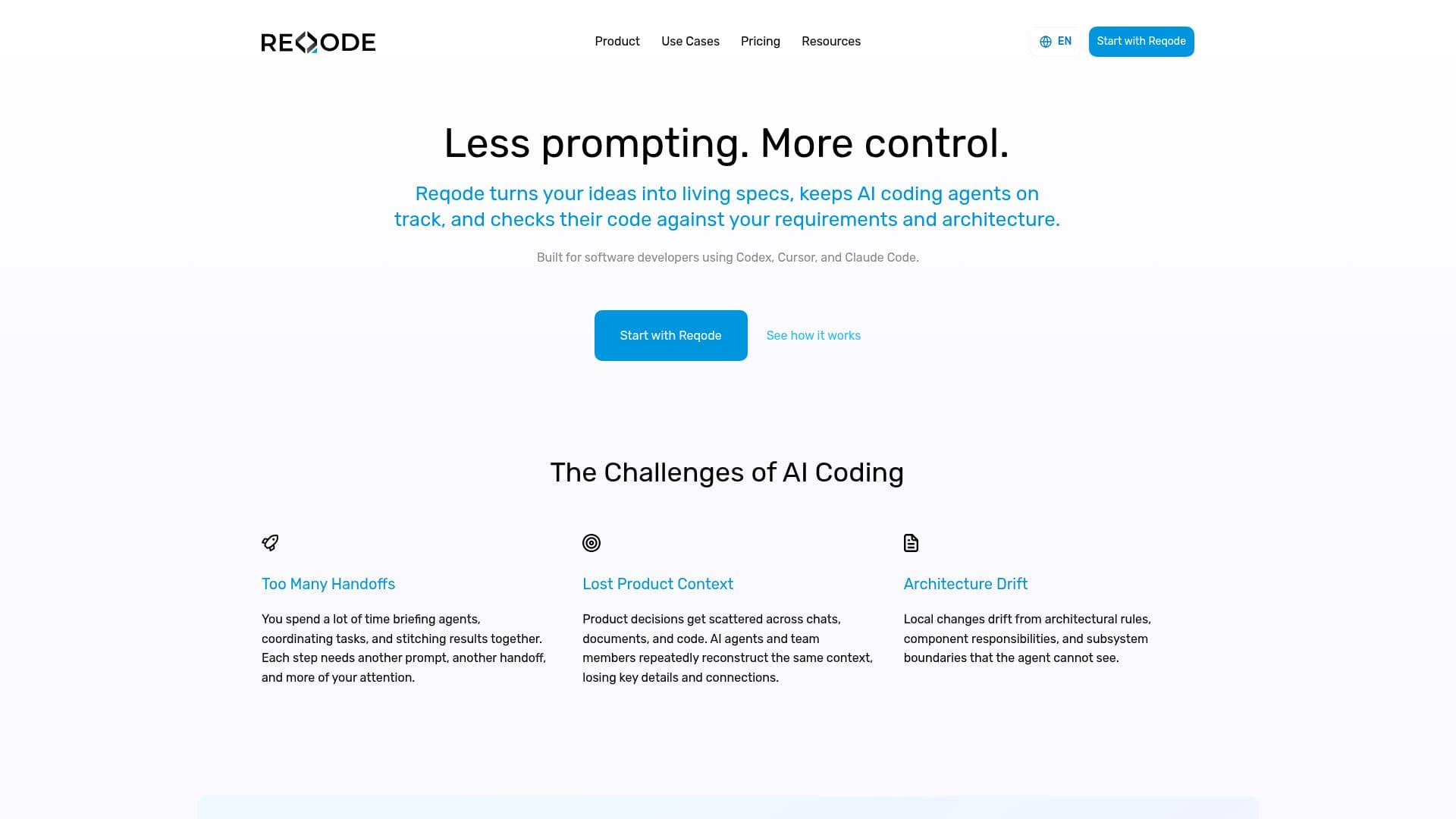 Reqode screenshot