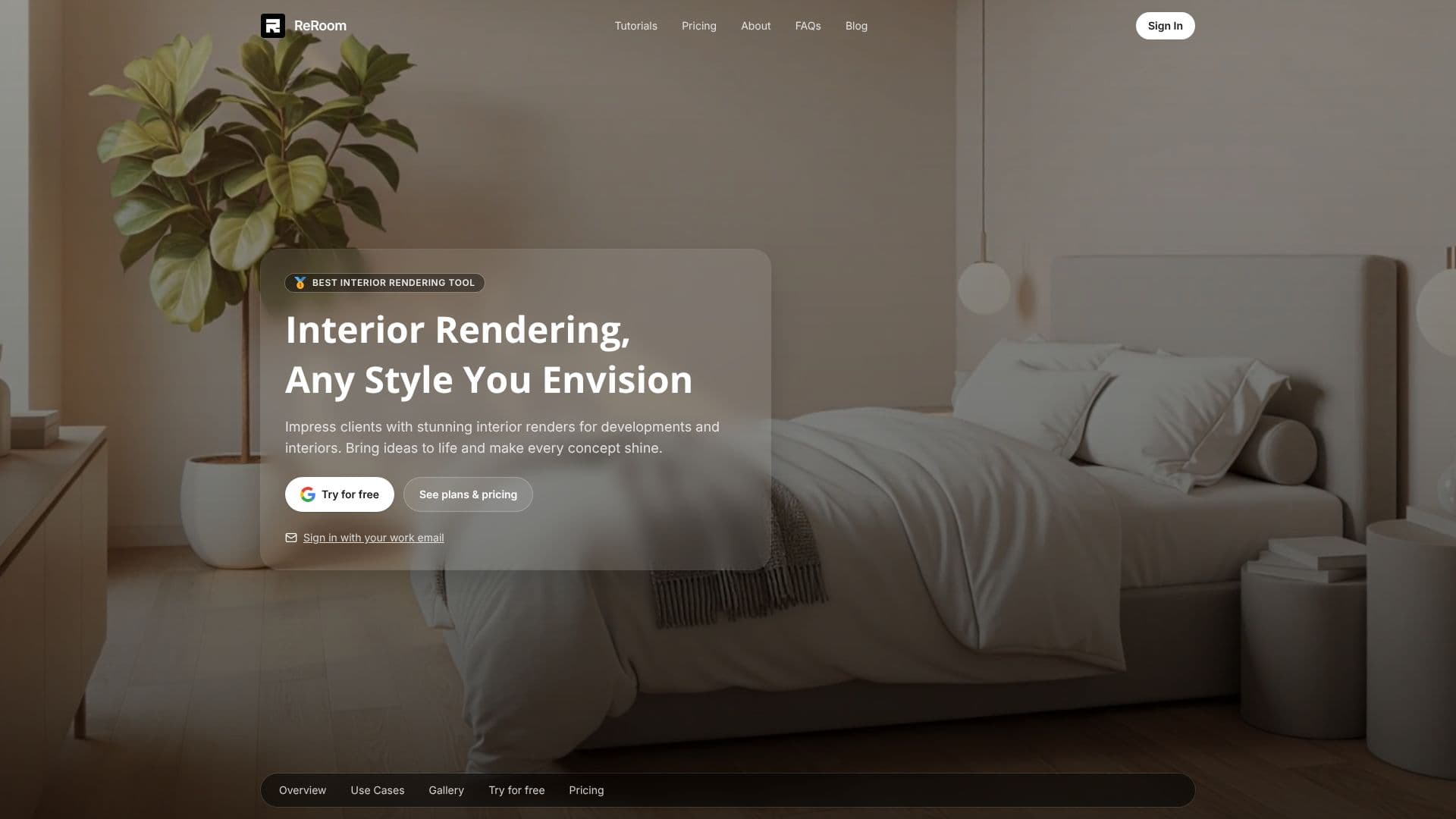 Screenshot von ReRoom AI Interior Design