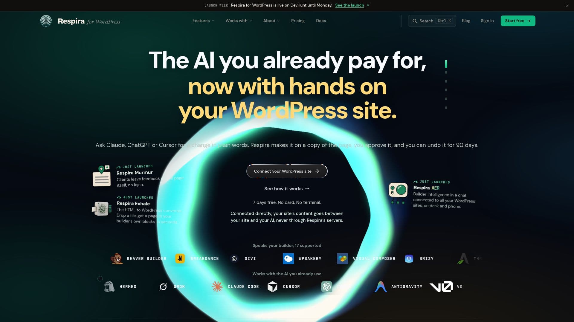 Respira for WordPress screenshot