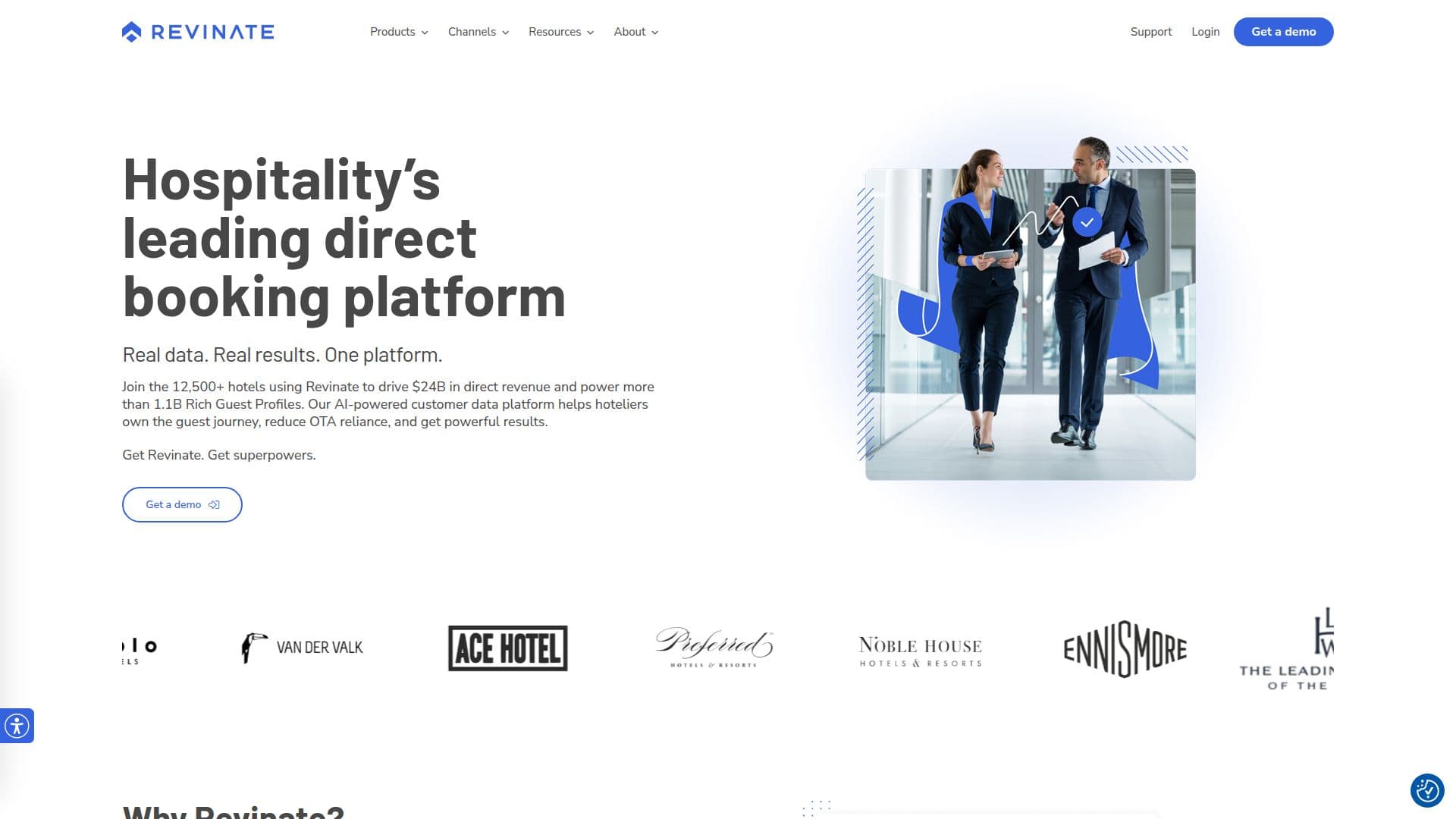 Платформа прямого бронирования Revinate screenshot