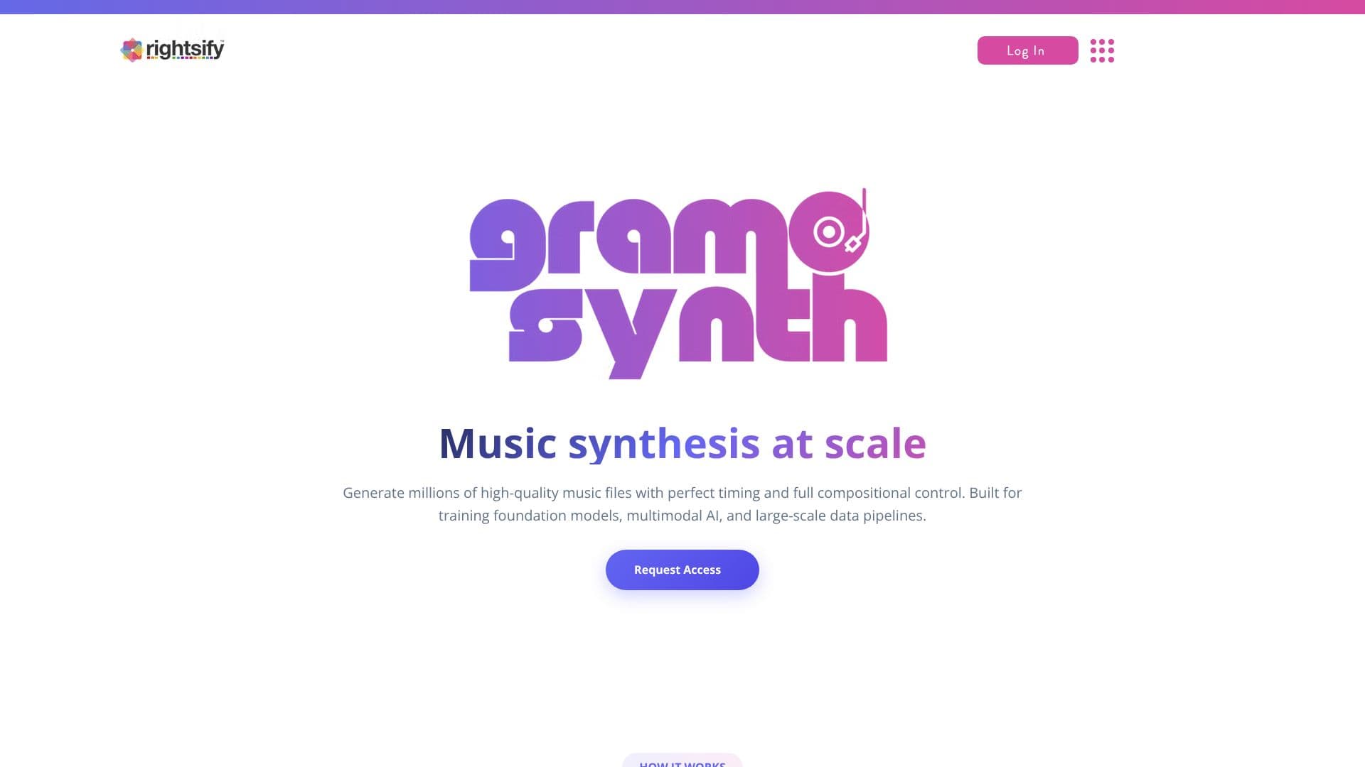 Capture d’écran de GRAMOSYNTH | Rightsify