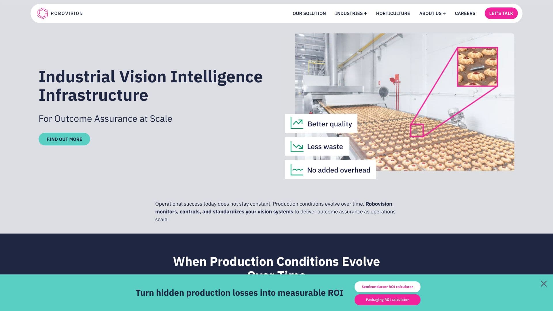 Robovision Industrial Vision screenshot
